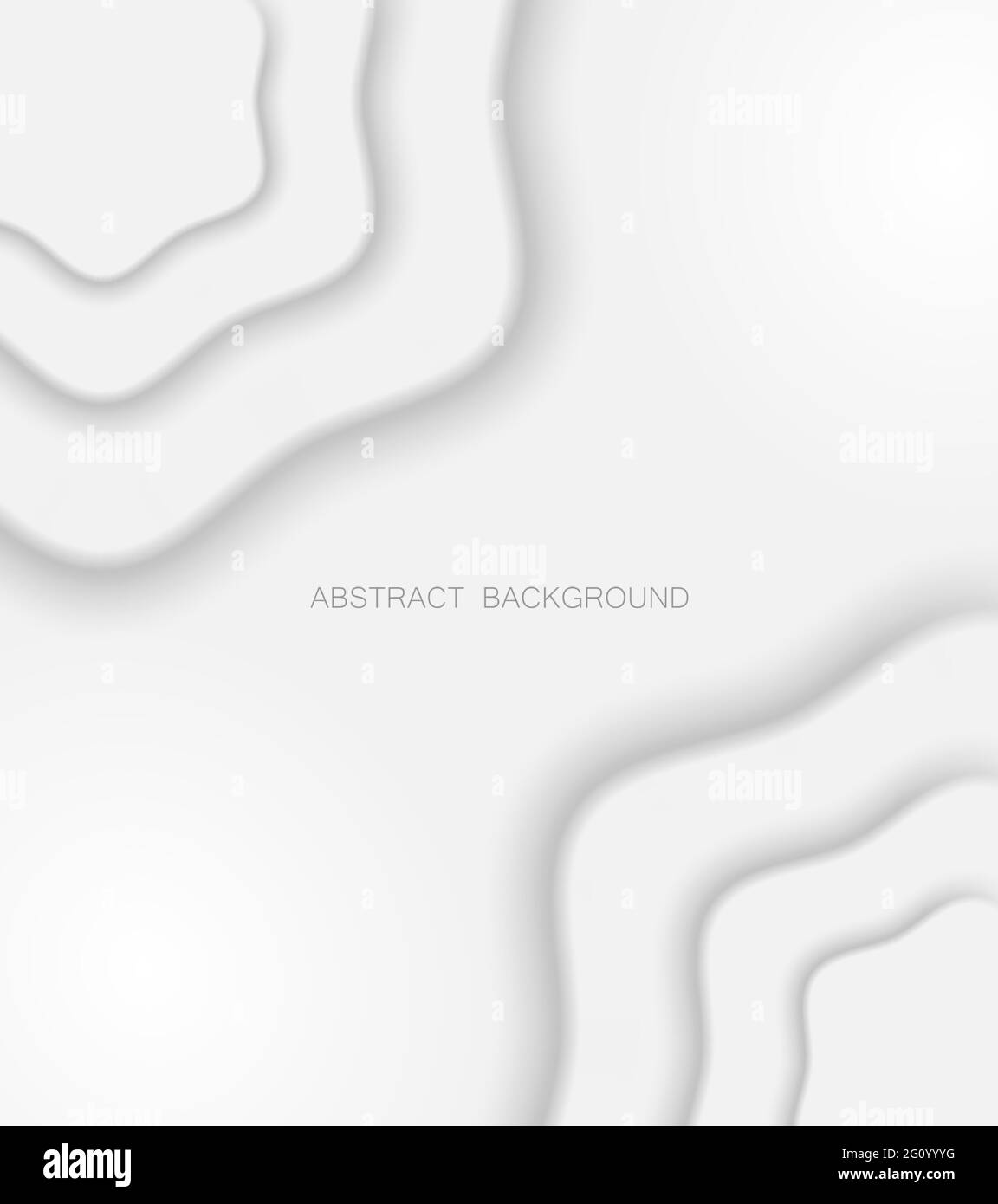 Abstrakte Hintergrunddarstellung im Neomorphismus-Stil. Minimaler Hintergrund. Stock Vektor