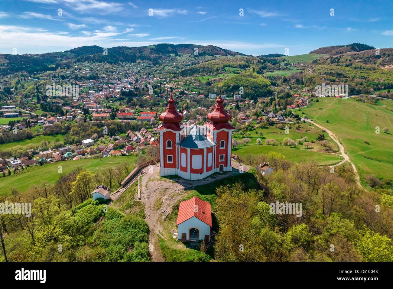 Kalvarienberg in Banska Stiavnica, Slowakei Stockfoto