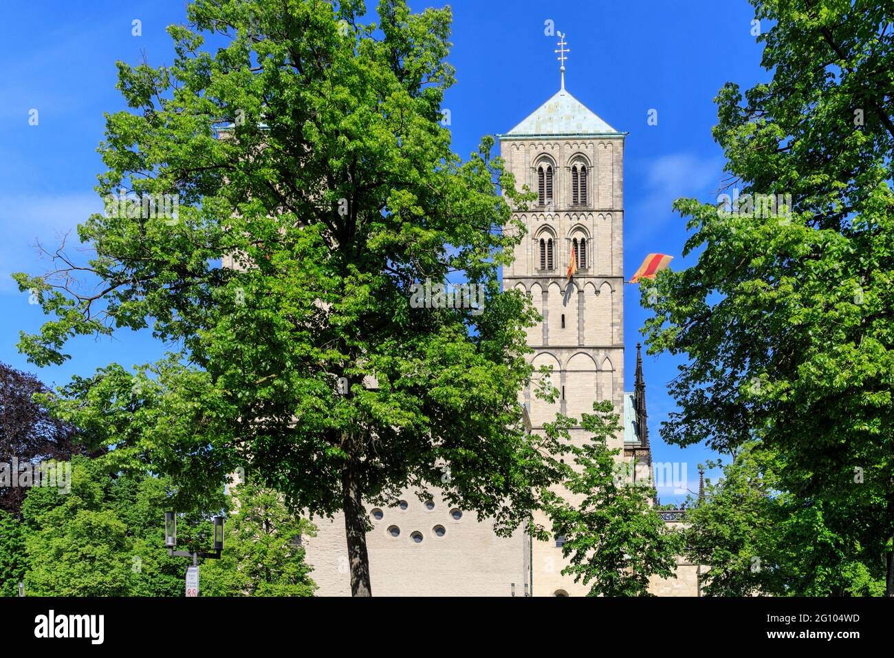 Münster oder St.-Paulus-Dom, römisch-katholische Markenkirche in Münster, NRW, Deutschland Stockfoto