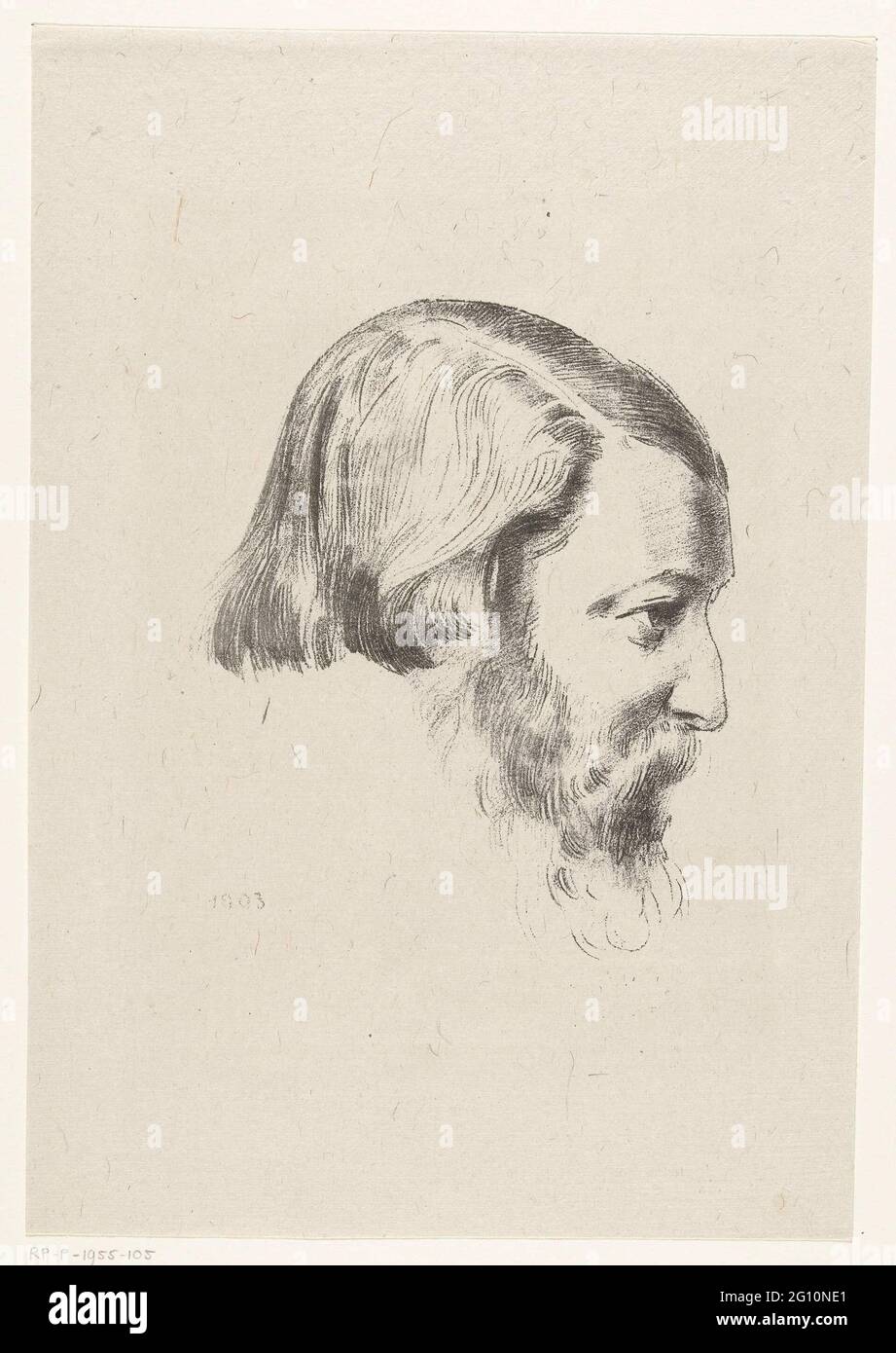 Porträt von Paul Serusier. Porträt des französischen Malers Paul Serusier. Stockfoto