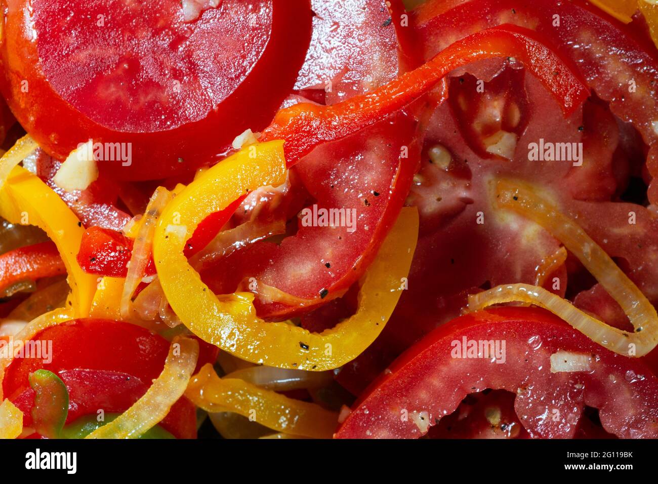 Gemüse anhaken Stockfoto