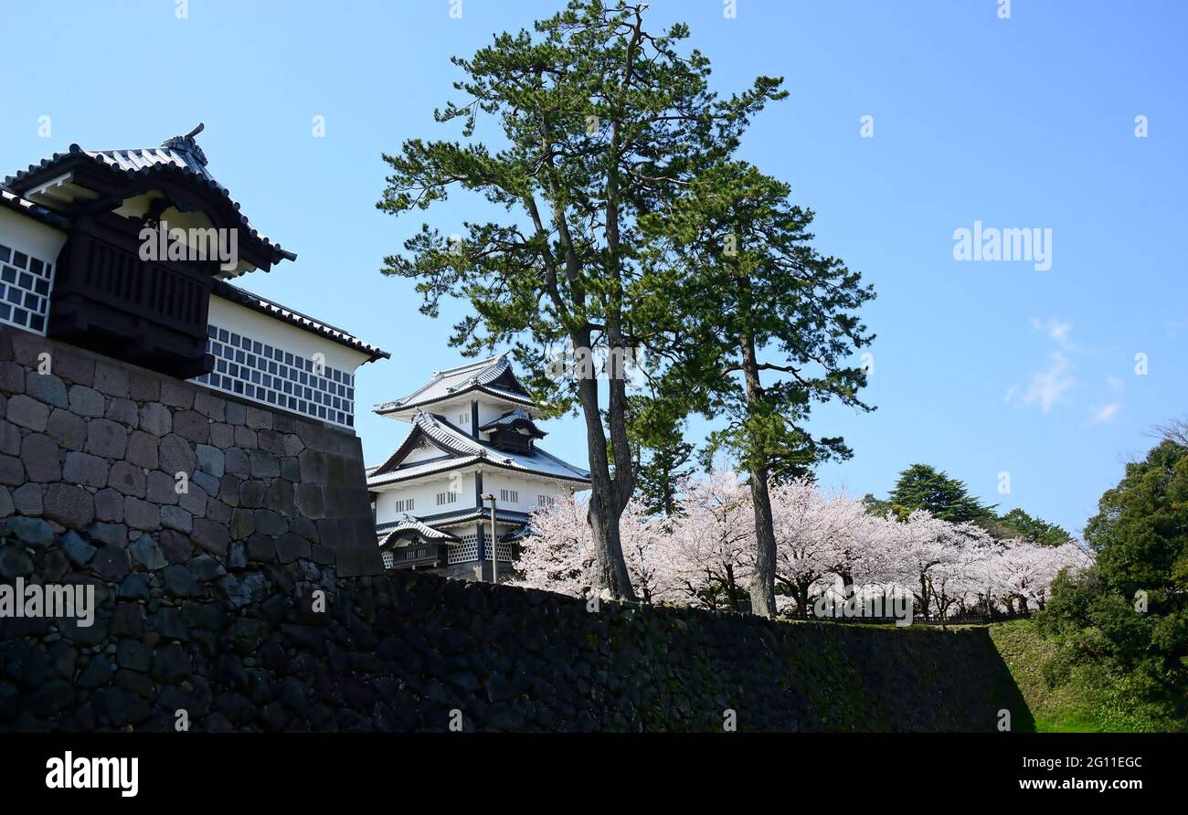 BURG HANAMI-KANAZAWA Stockfoto