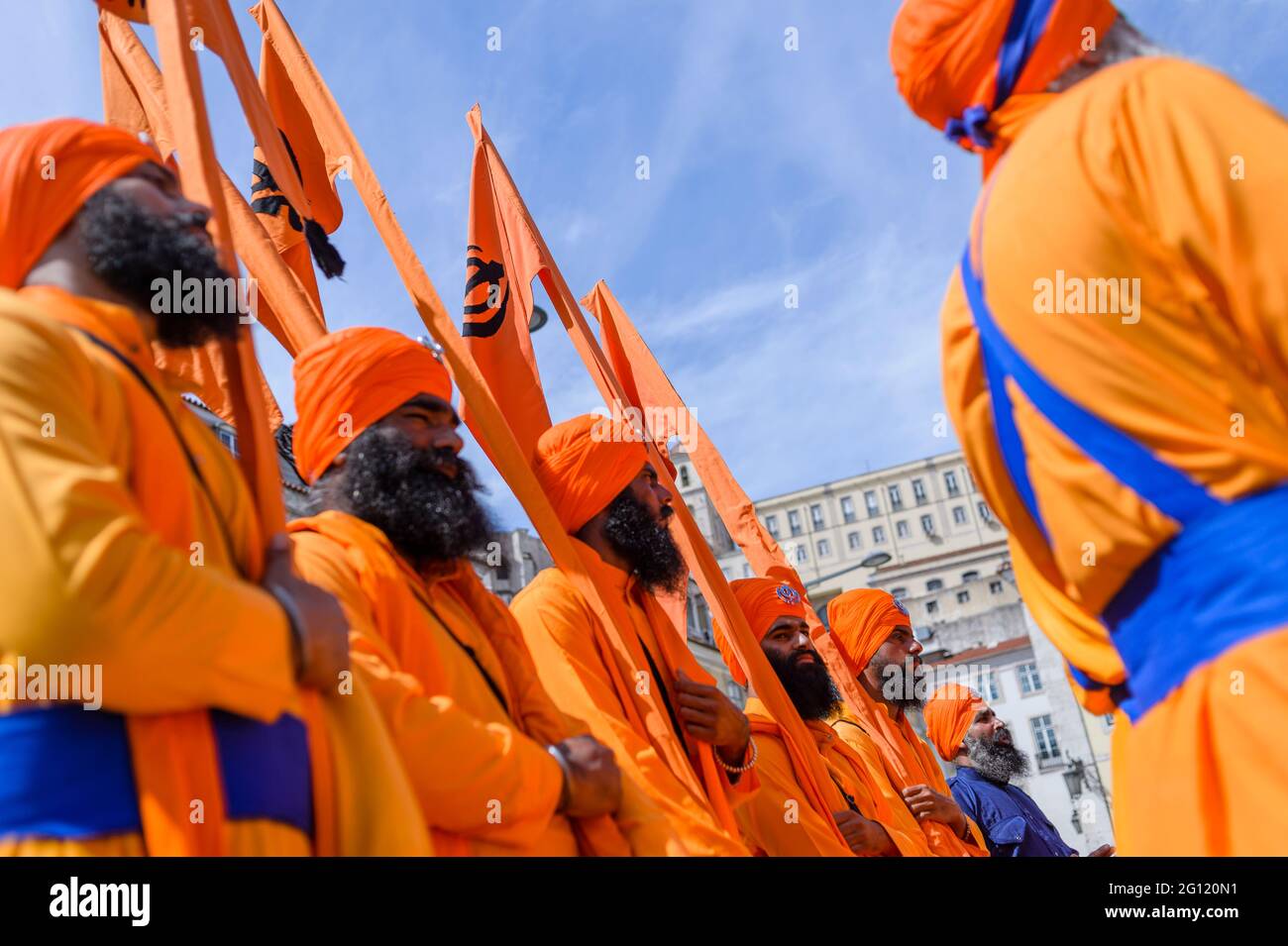 Sikh-Festival in Lissabon (Portugal) Stockfoto