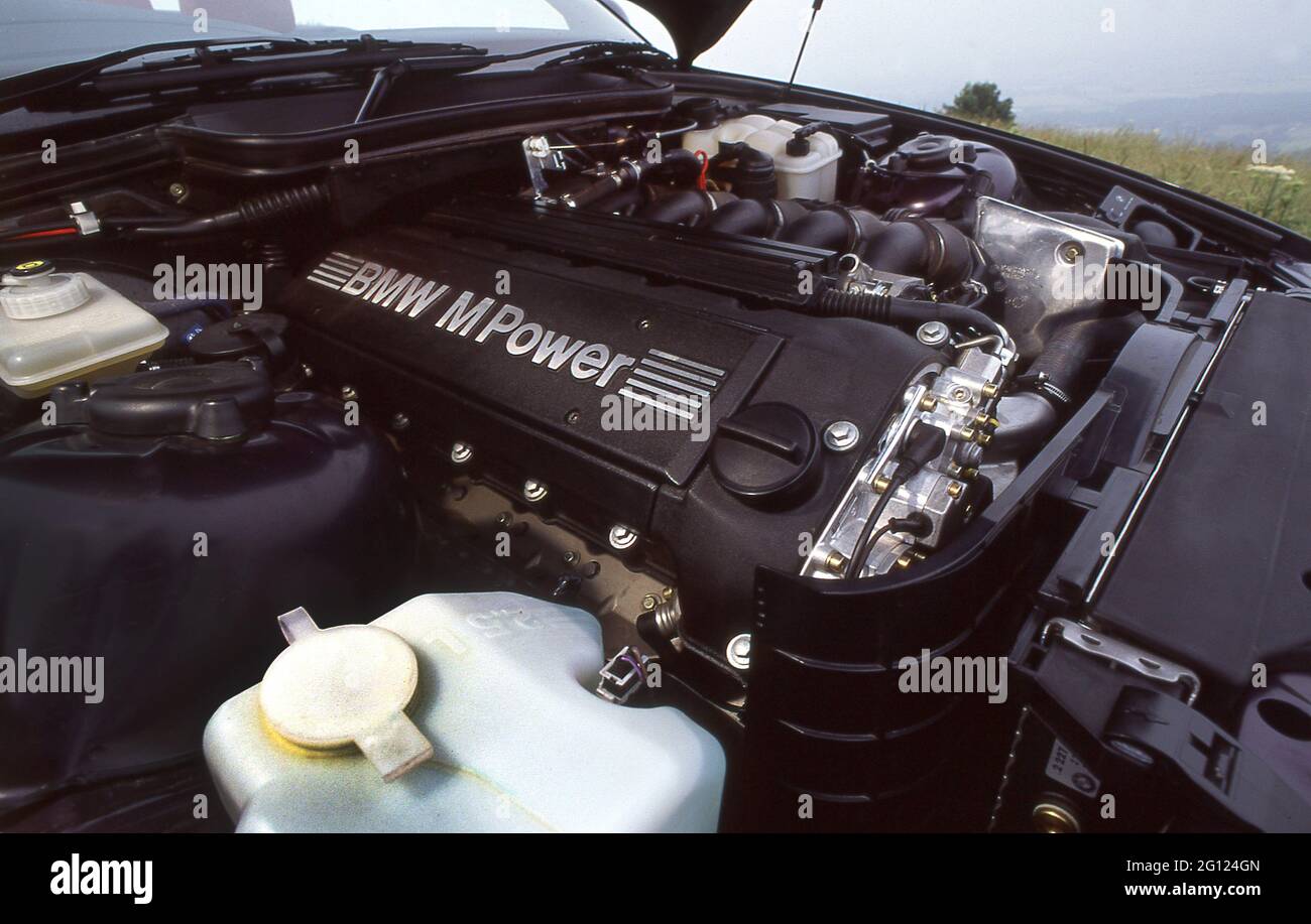 1995 BMW M3 Cabriolet-Motor Stockfoto