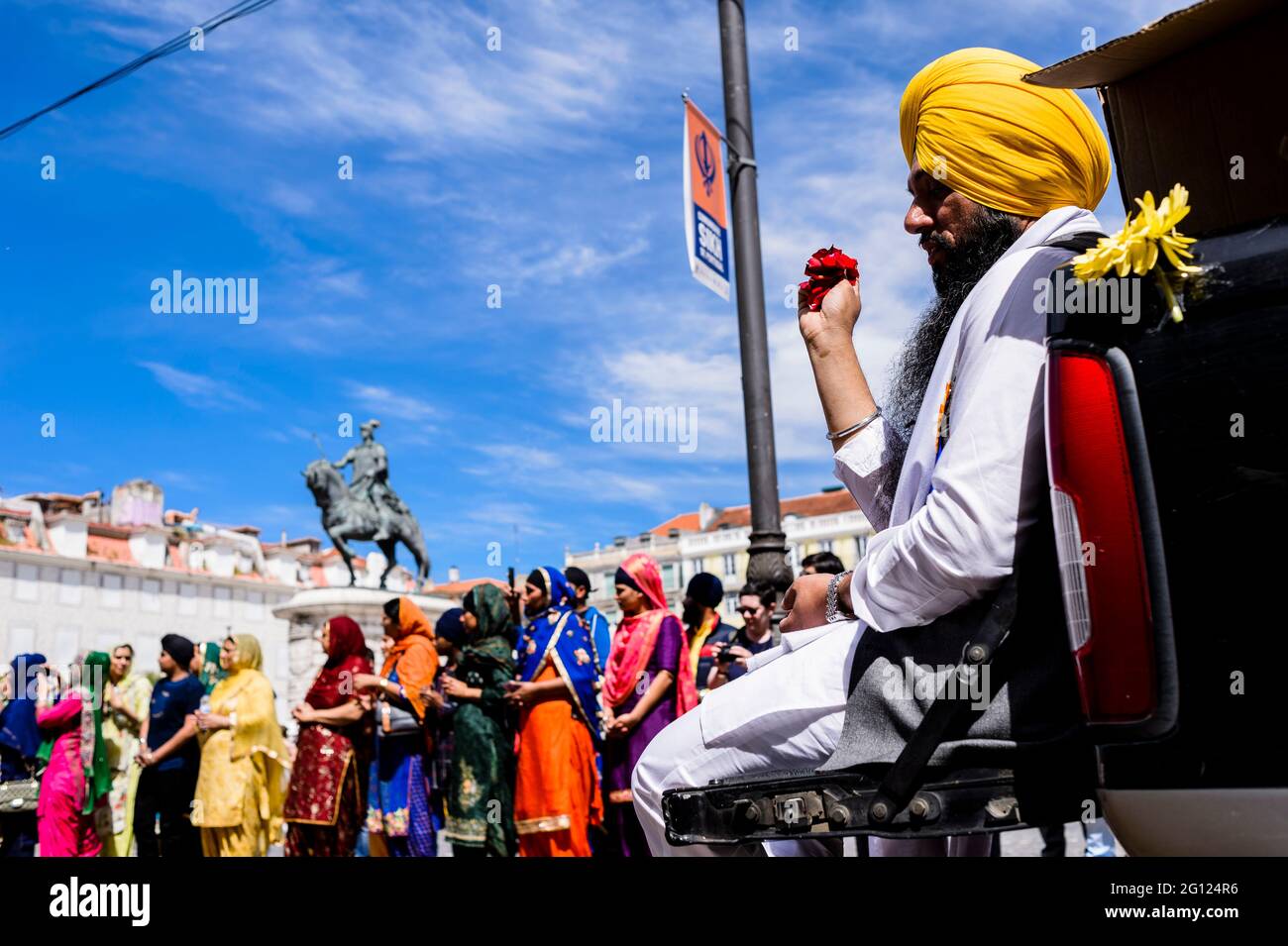 Sikh-Festival in Lissabon (Portugal) Stockfoto