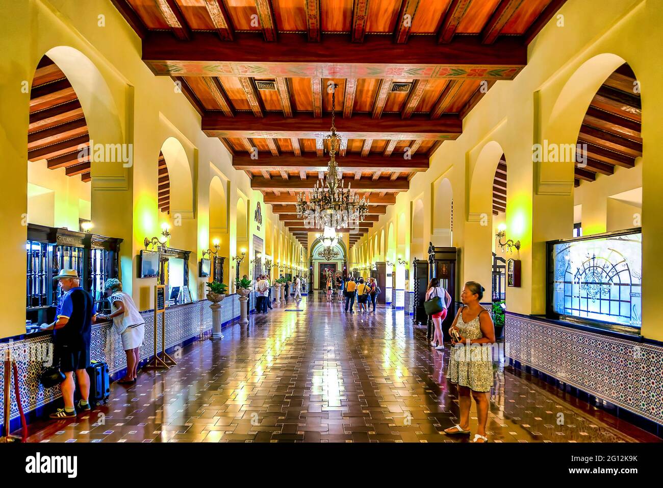 Lobby des Hotels National de Cuba, in Havanna Stockfoto