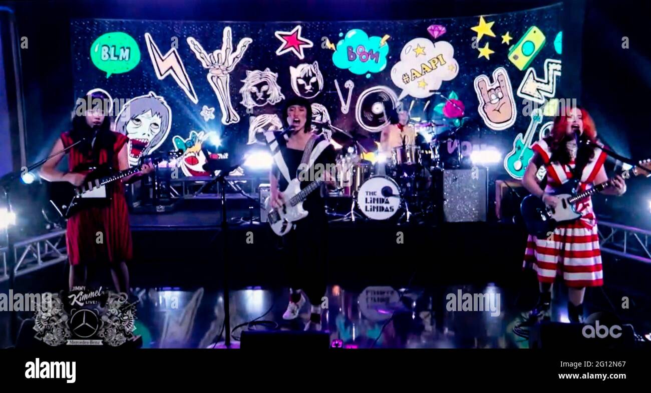 03 2021. Juni, New York, New York USA - die Linda Lindas, Teenager-Riot ...