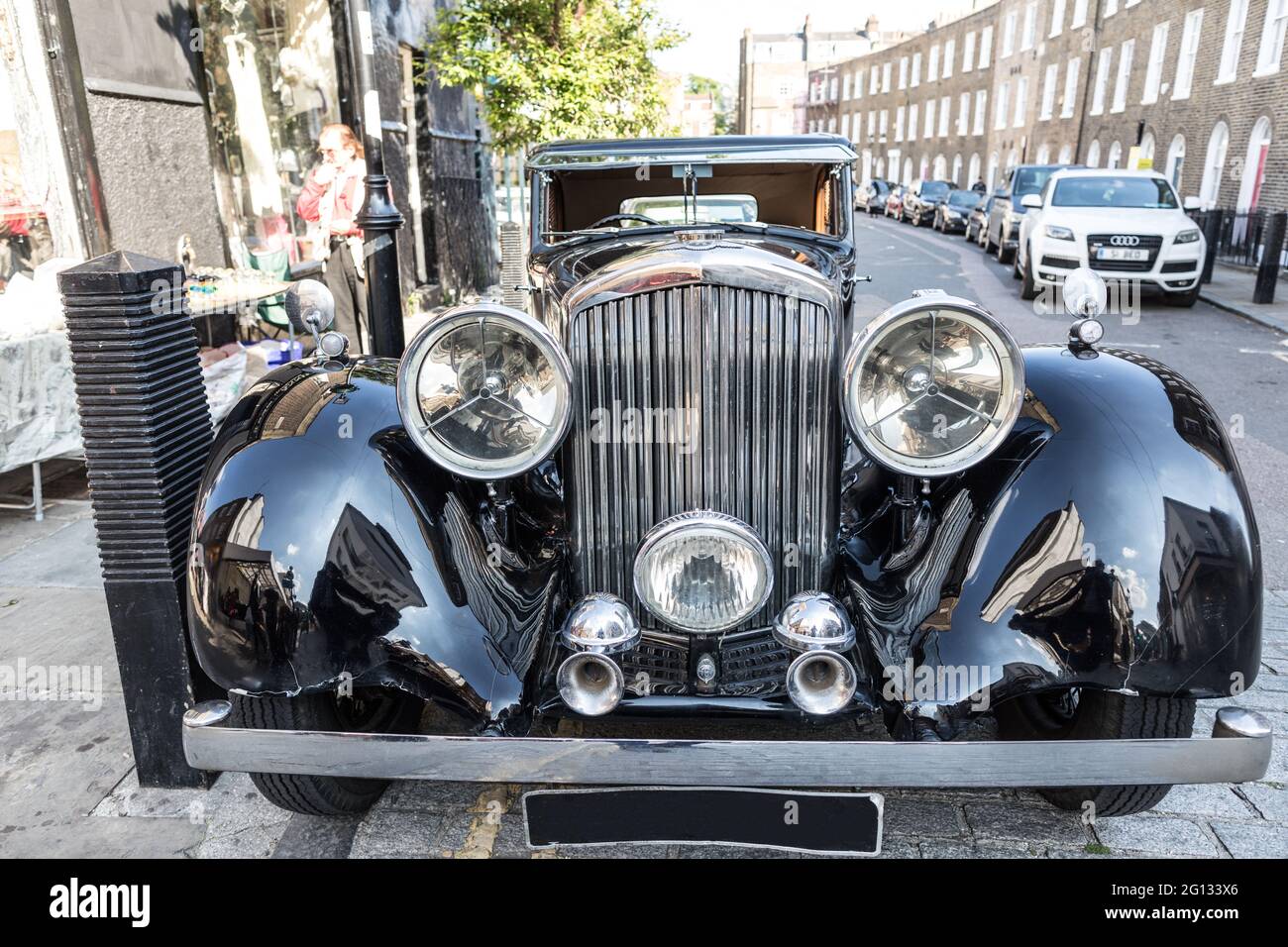 Ein Bentley Car London aus dem Jahr 1934 Stockfoto