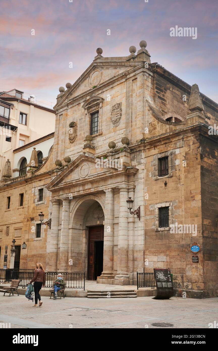 Iglesia de los Santos Juanes, bilbao, biskaya, baskenland, euskadi, euskal herria, spanien, europa. Stockfoto