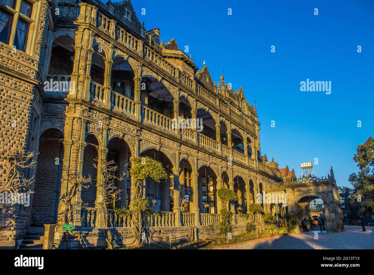 Verschiedene Ansichten des IIAS, Shimla Stockfoto