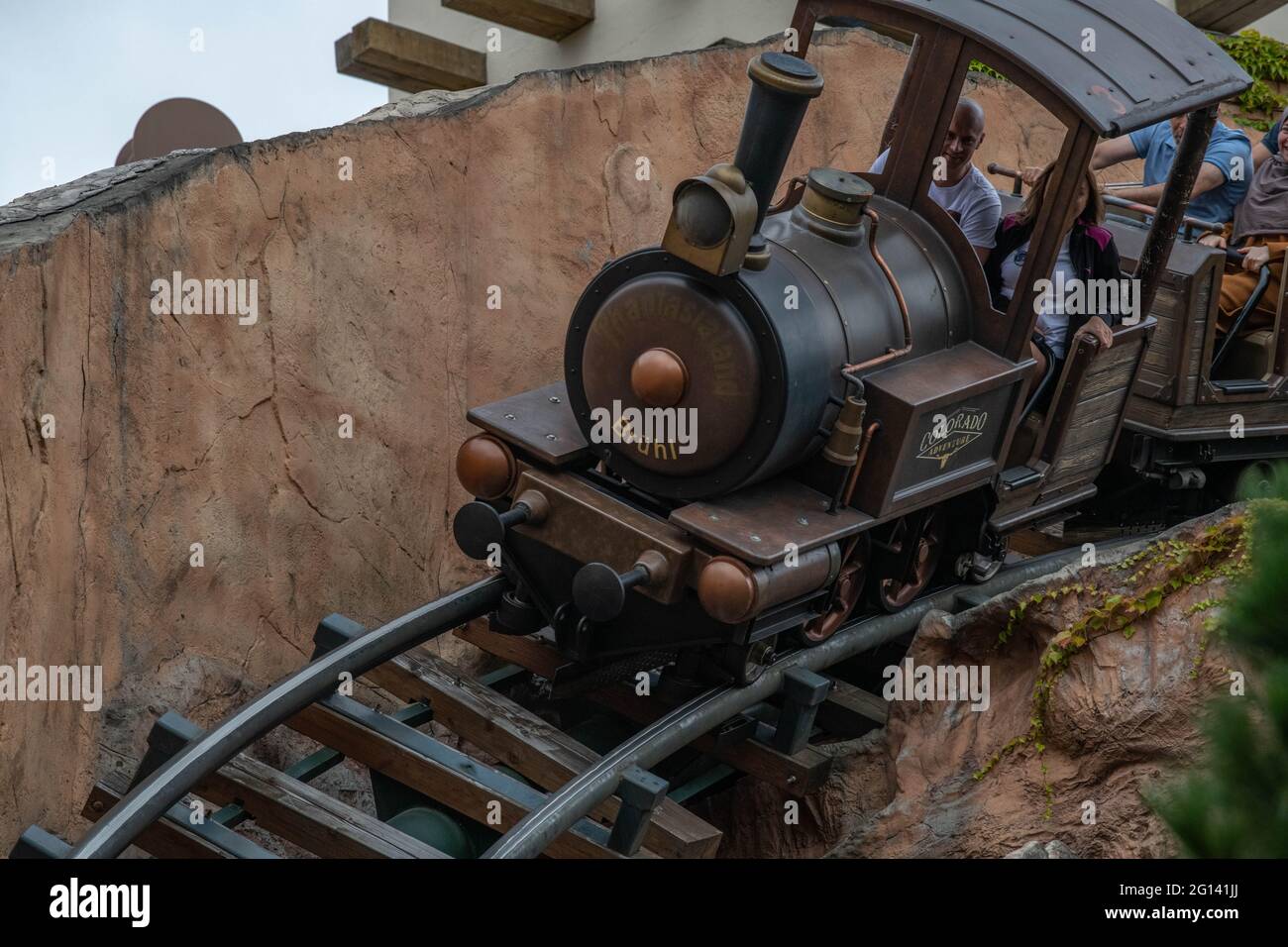 Taron Rapids und Fear and Force zusammen mit Chipas Hochwertige DLSR Professional Grade Images des themenparks phantasialand Stockfoto