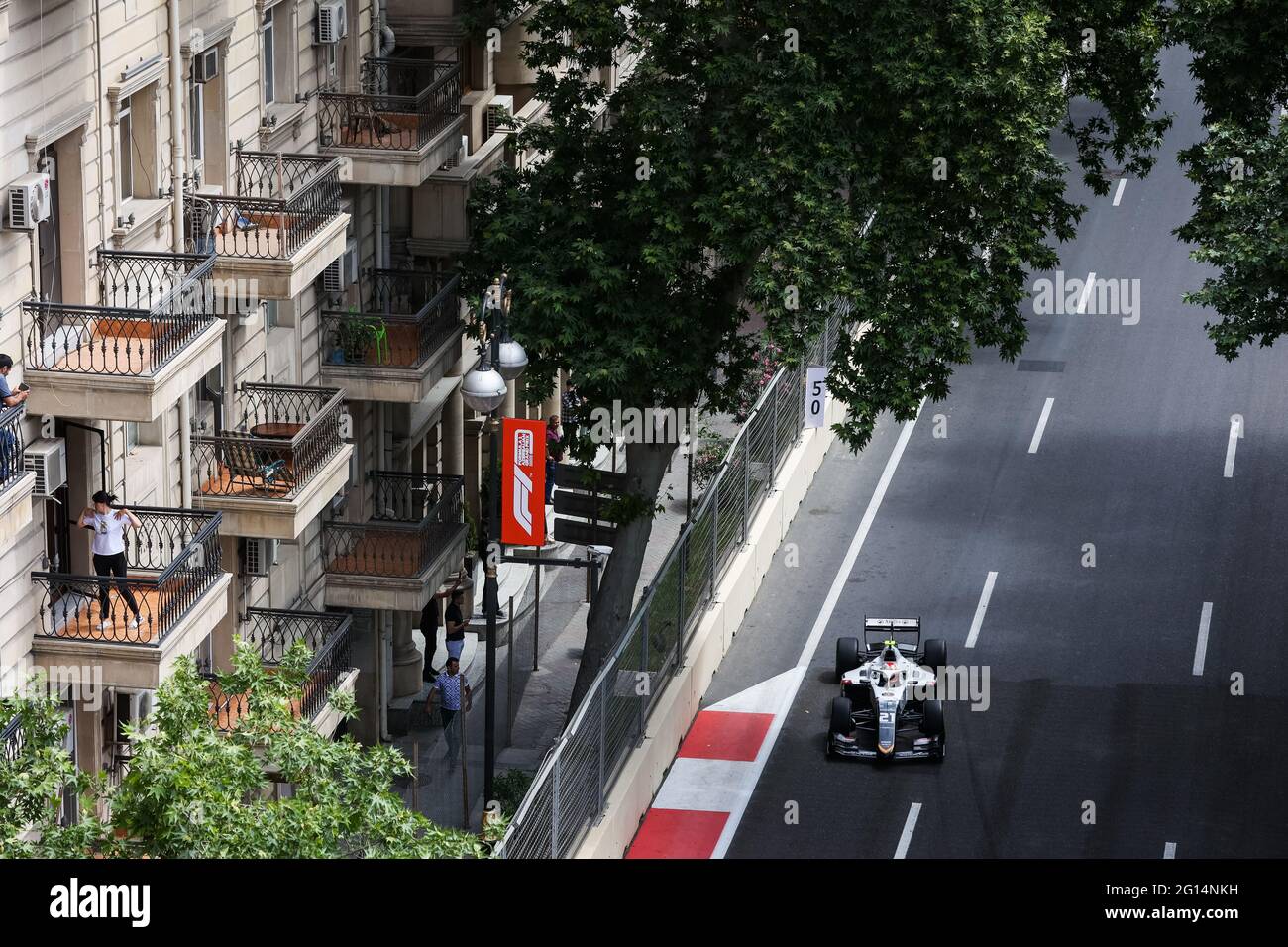 Baku, Aserbaidschan. Juni 2021. 21 Boschung Ralph (Ski), Campos Racing, Dallara F2, Action beim 3. Lauf der FIA Formel 2 Meisterschaft 2021 vom 04. Bis 06. Juni 2021 auf dem Baku City Circuit, in Baku, Aserbaidschan - Foto Antonin Vincent / DPPI / LiveMedia Kredit: Unabhängige Fotoagentur/Alamy Live News Stockfoto