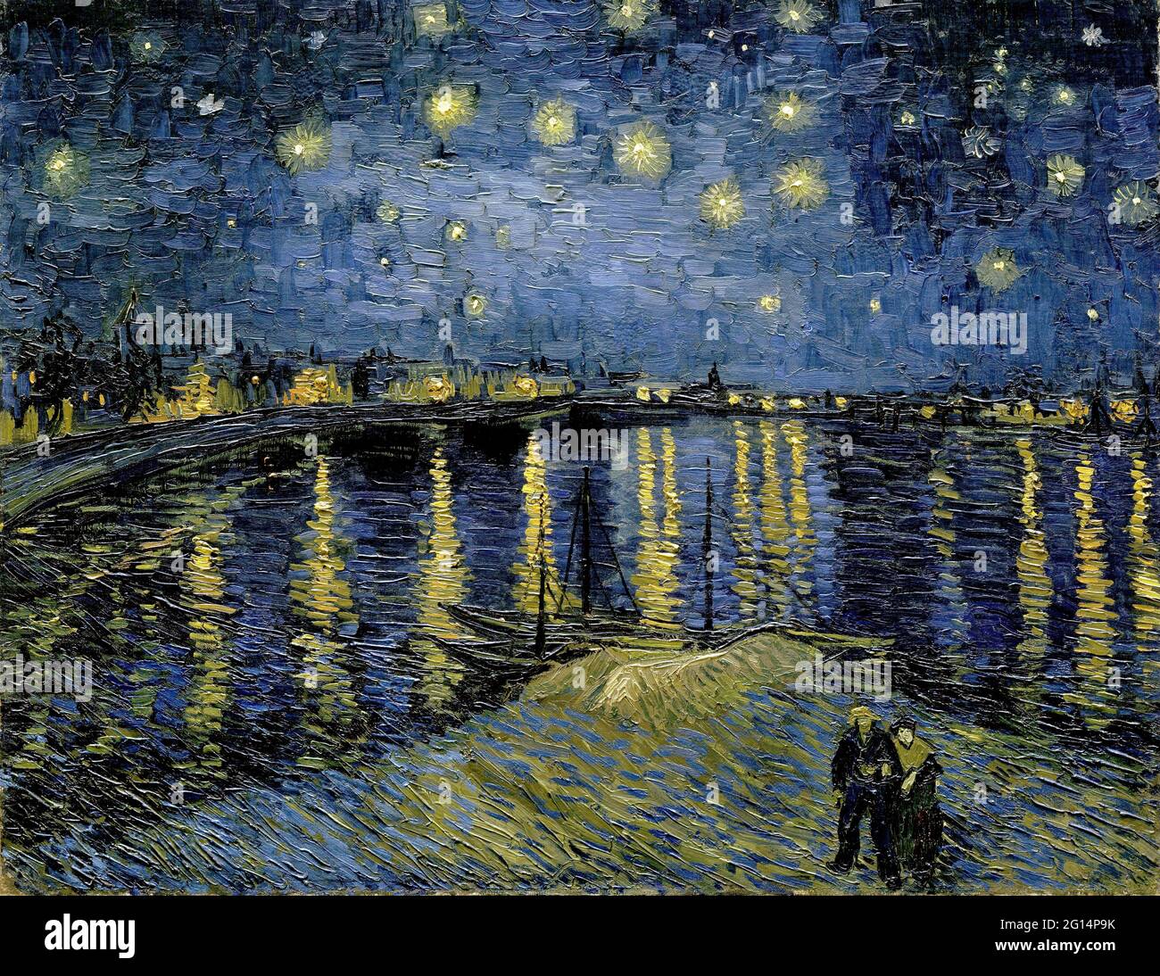 Vincent van Gogh - Sternennacht 2 Stockfotografie - Alamy