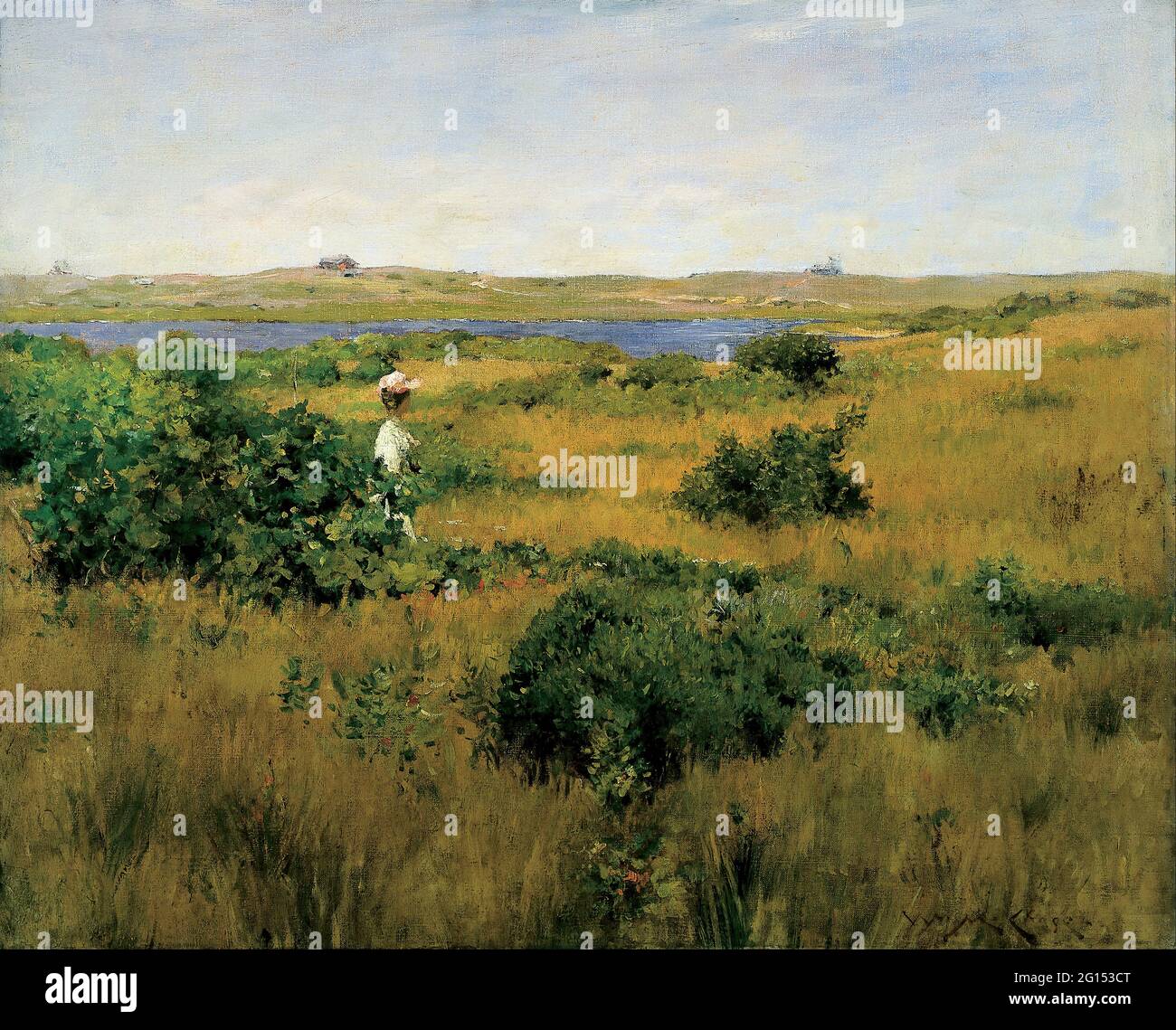 William Merritt Chase - Sommer in Shinnecock Hills Stockfoto