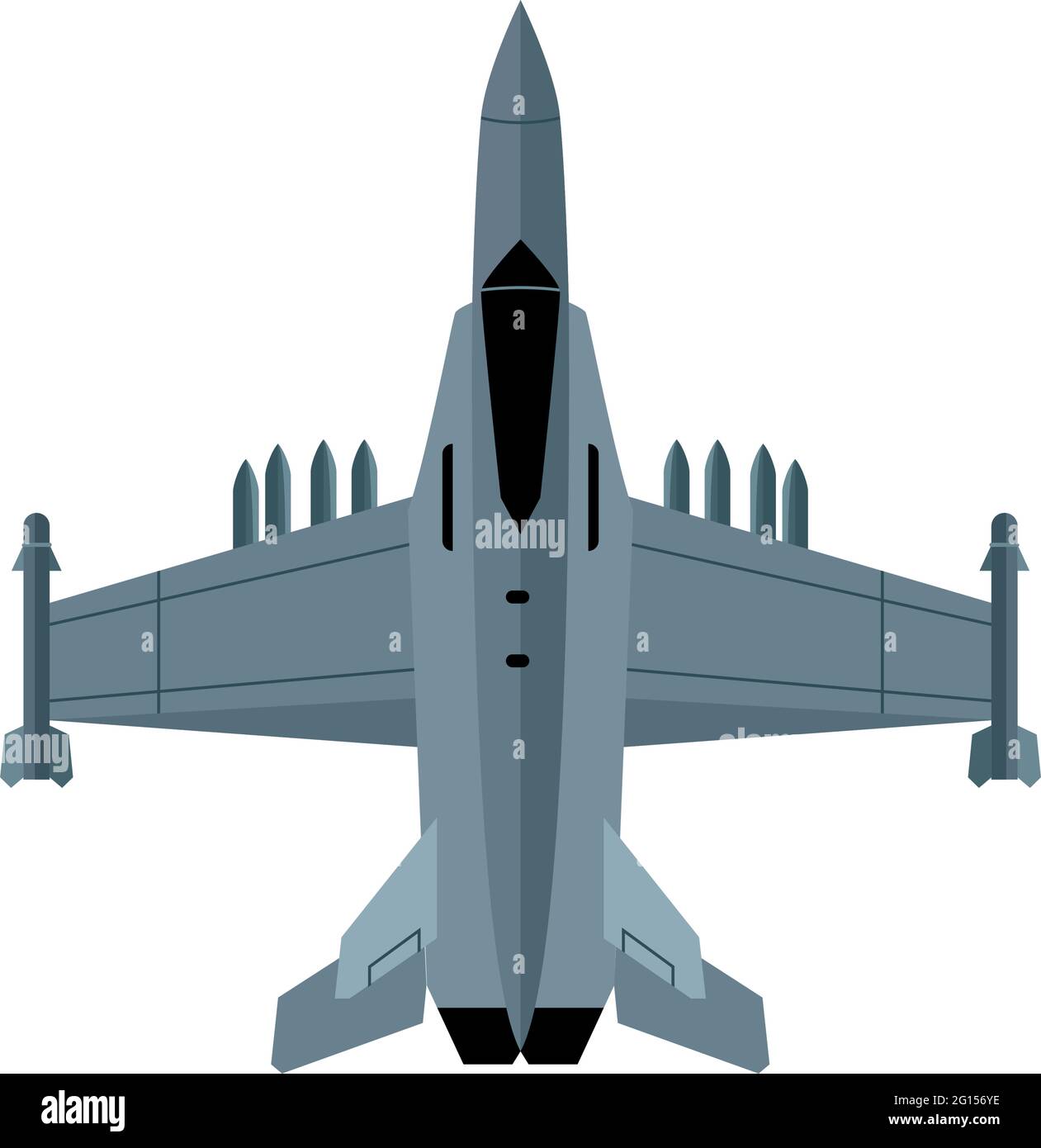 Flugzeug der französischen Luftwaffe Stock Vektor