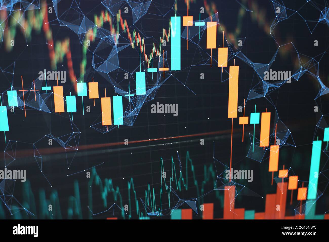 Nachhaltige Portfolio Management, langfristige Wealth Management mit risikostreuung Konzept. Stockfoto