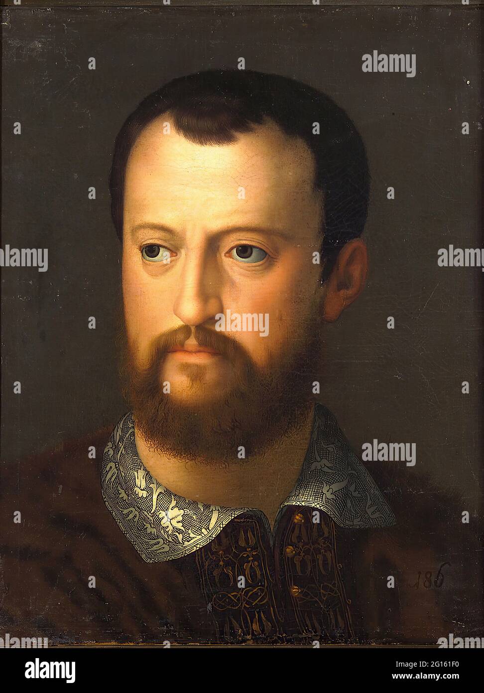 Agnolo Bronzino - Cosimo i De Medici Stockfoto