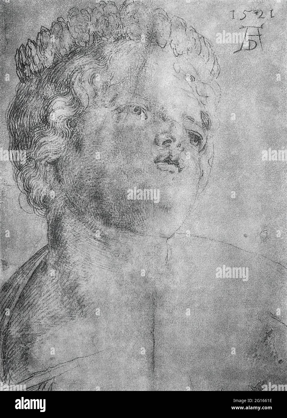 Albrecht Dürer - Studien Großes Bild Mary St. Katherina Stockfoto