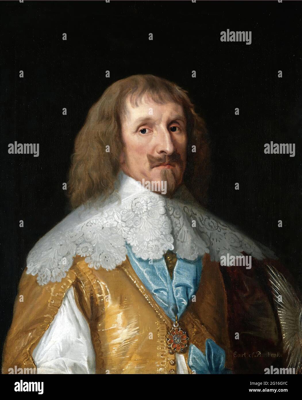 Anton Van Dyck - Porträt von Philip Herbert 4. Earl of Pembroke und 1. Earl Montgomery Stockfoto