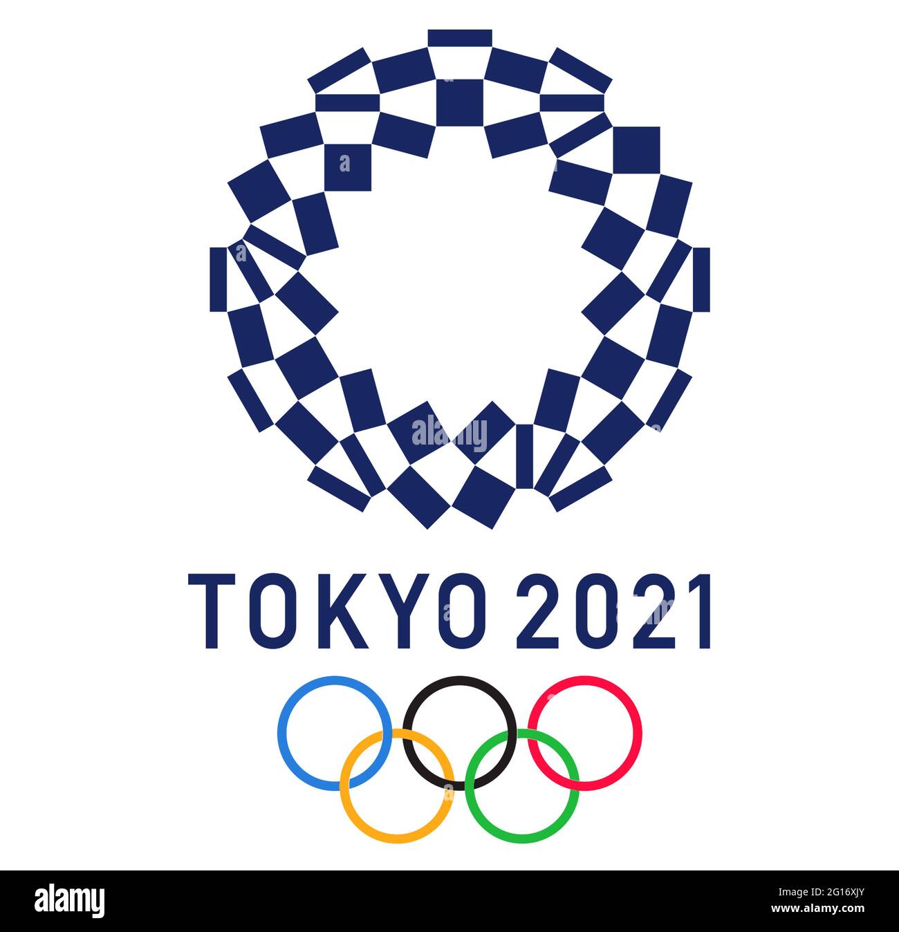 Tokio 2020 - Olympische Spiele Stockfoto