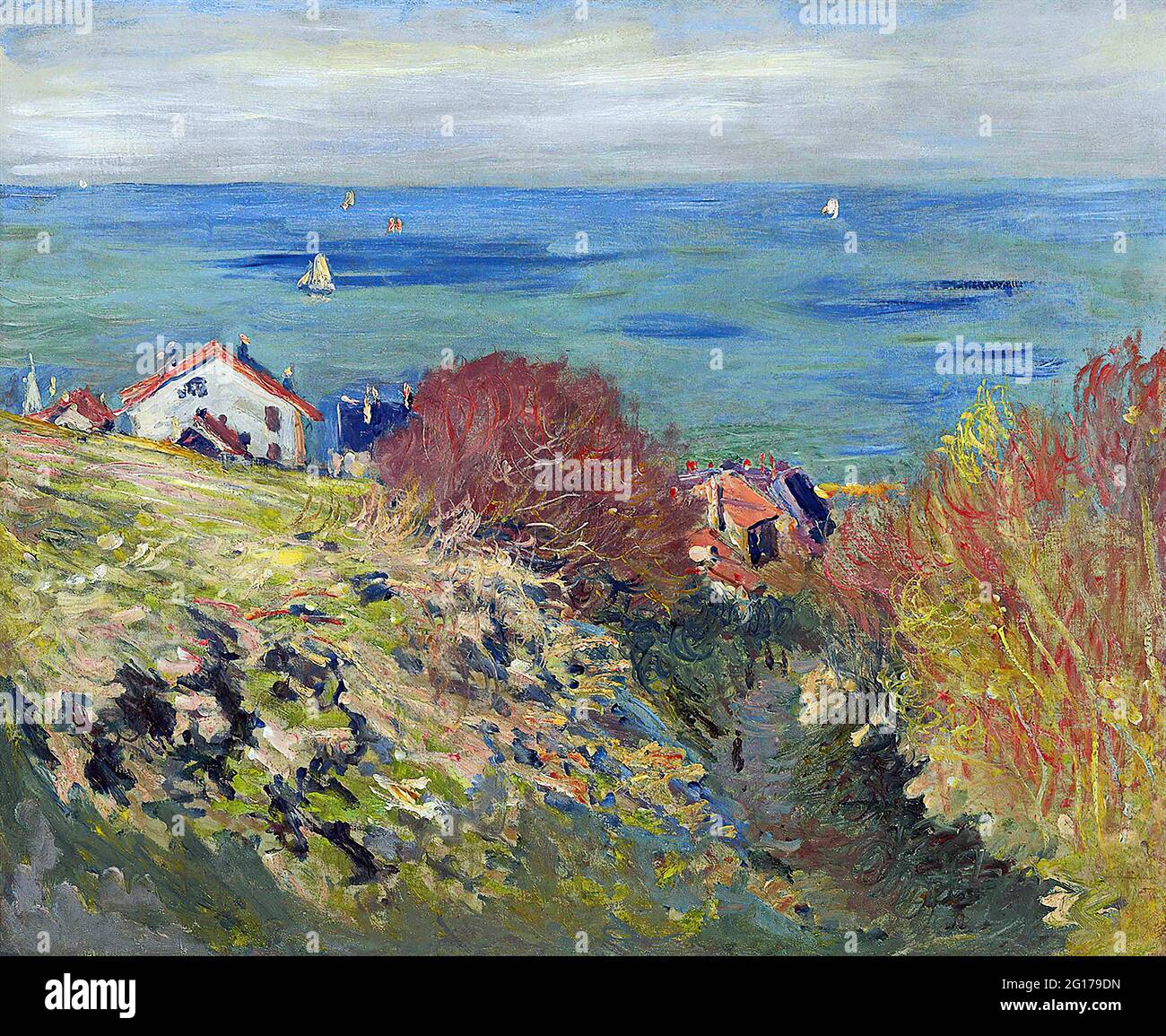 Claude Monet - Pourville Stockfoto