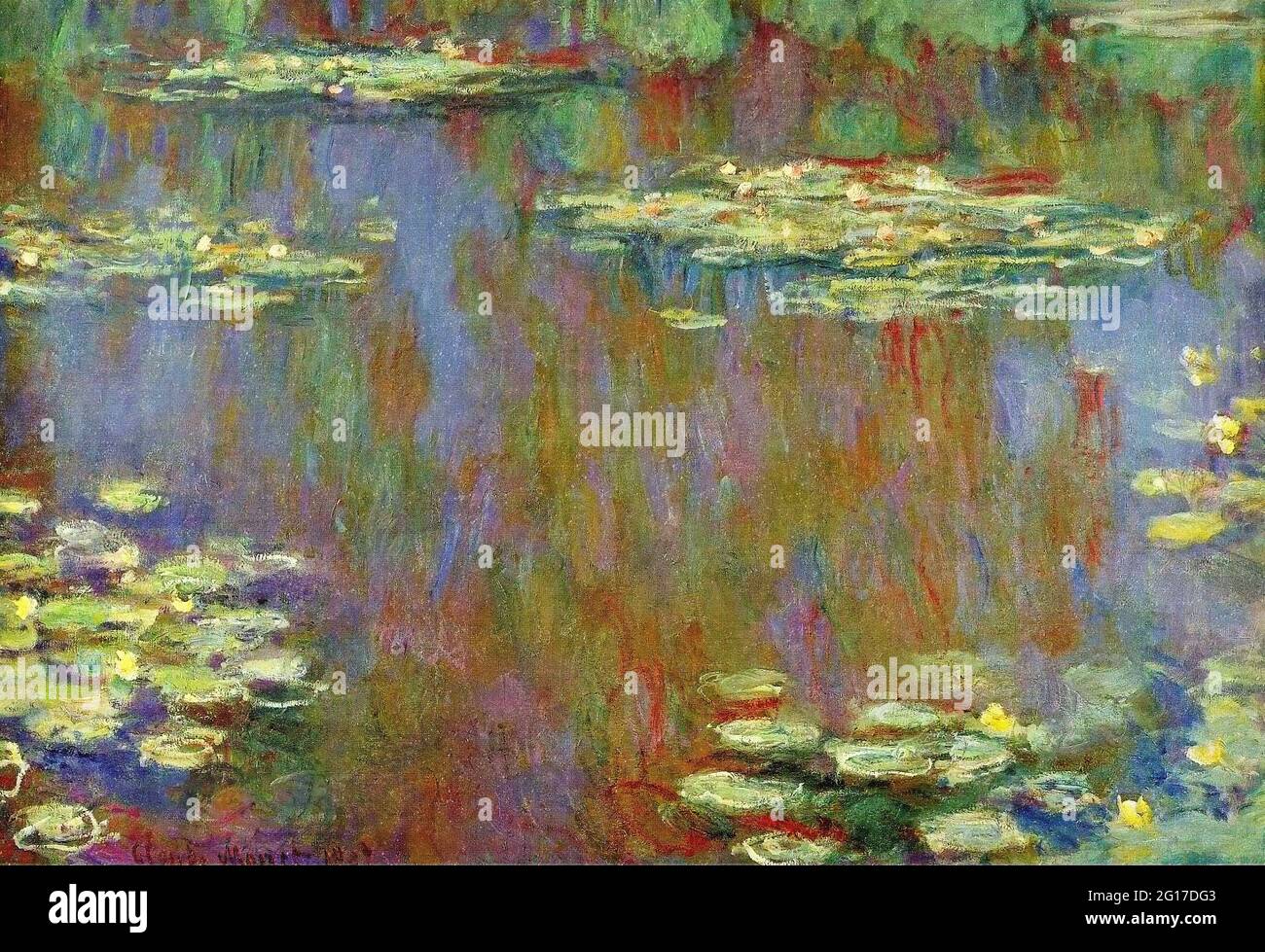 Claude Monet - Seerosen 1907 Stockfoto