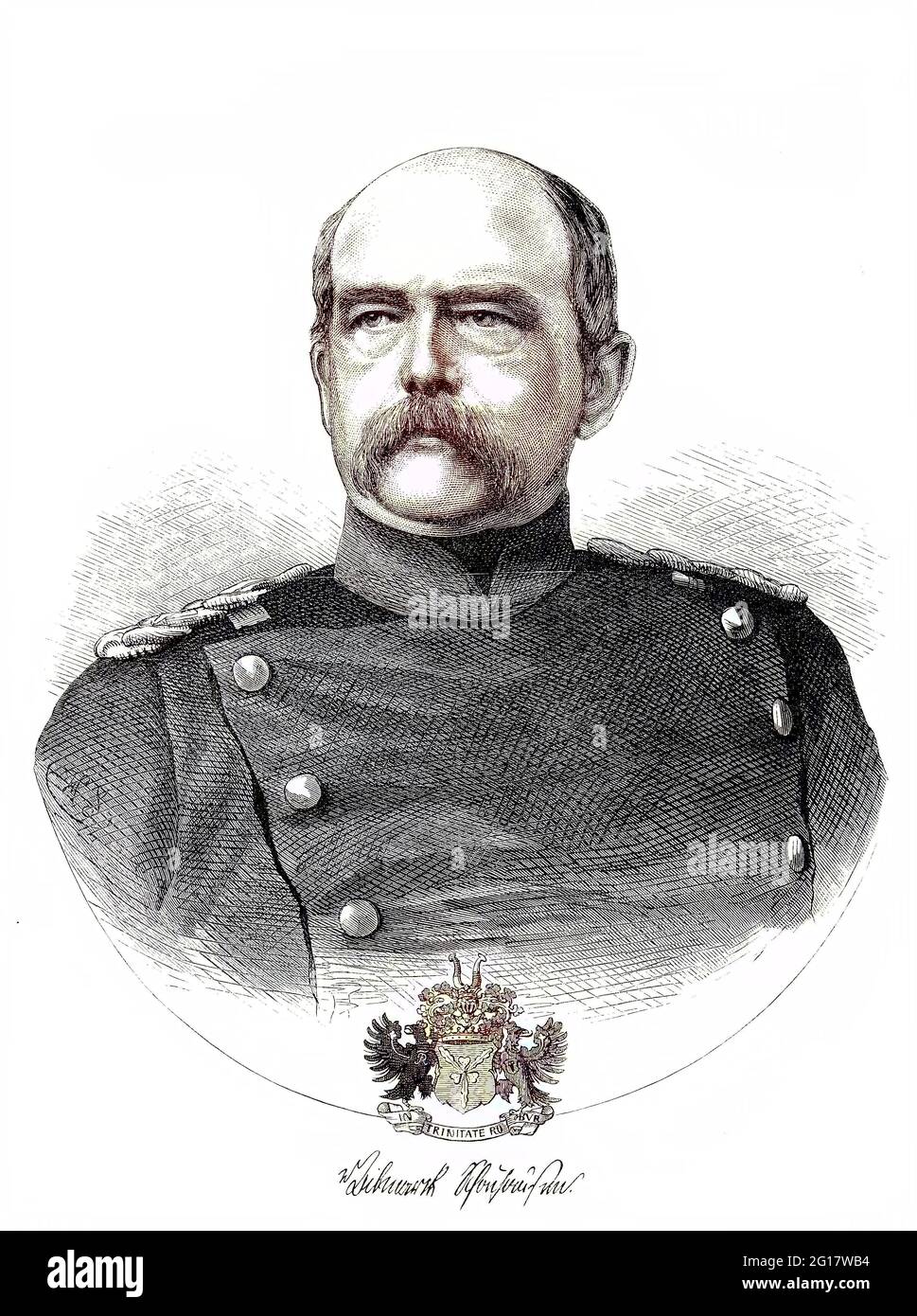 Otto Eduard Leopold, Prinz von Bismarck, Herzog von Lauenburg, 1. April 1815 - 30. Juli 1898, bekannt als Otto von Bismarck, War ein konservativer preußischer Staatsmann, der von den 1860er Jahren bis 1890 die deutschen und europäischen Angelegenheiten dominierte und zwischen 1871 und 1890 der erste Kanzler des Deutschen Reiches war / Otto Eduard Leopold, Fürst von Bismarck, Herzog von Lauenburg, 1. 1815. - 30. April. Juli 1898, bekannt als Otto von Bismarck, war ein konservativer preußischer Staatsmann, der von den 1860er Jahren bis 1890 die deutschen und europäischen Angelegenheiten dominierte und zwischen 1871 und 1890 der erste Stockfoto