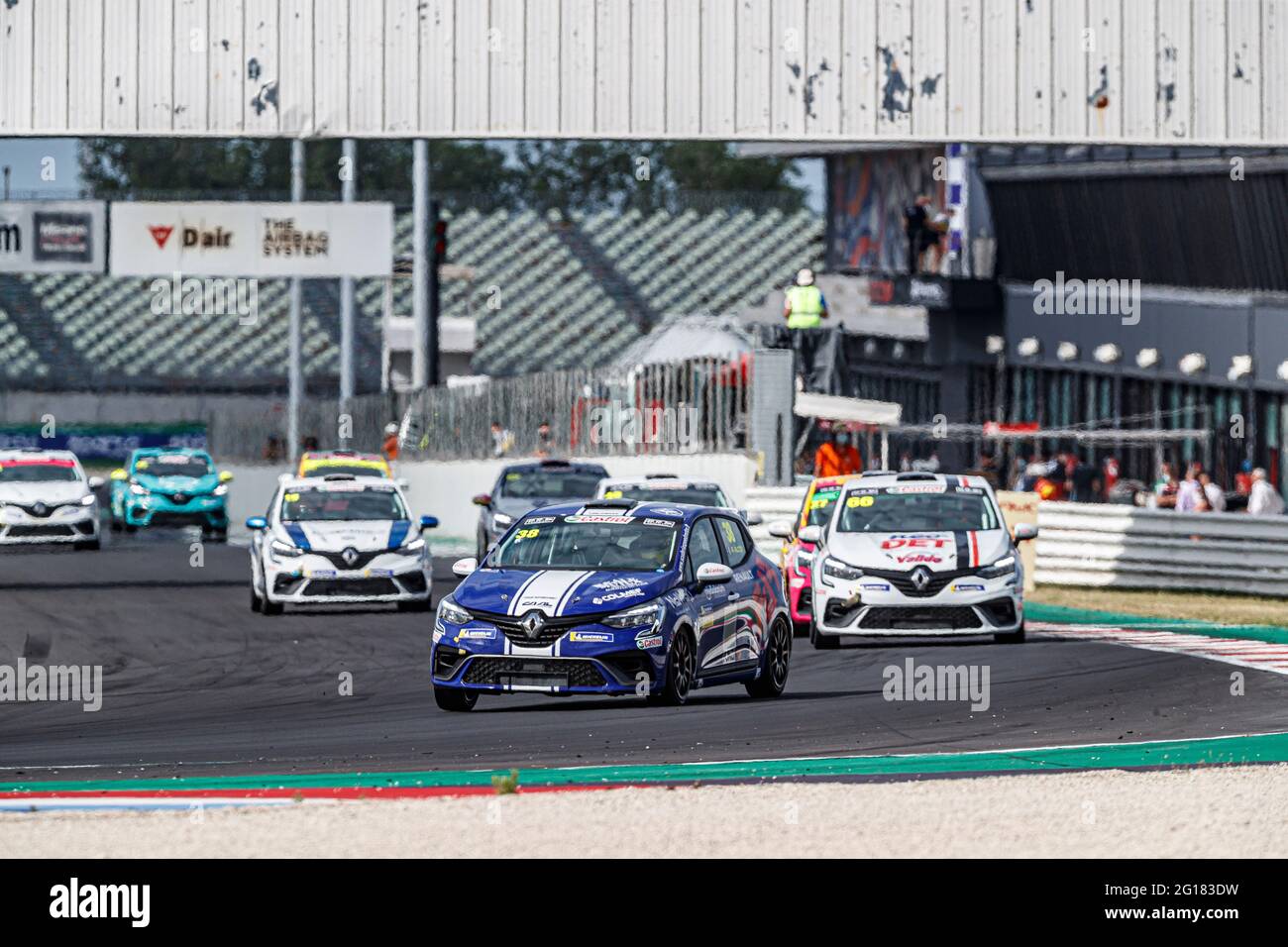 38 ALCIDI Alessio (ITA), CAAL Racing, RENAULT CLIO CUP EUROPE, Aktion während der 5. Runde des Clio Cup Europe 2021, vom 04. Bis 06. Juni 2021 auf dem Misano World Circuit Marco Simoncelli, in Misano, Italien - Foto Grégory Lenormand / DPPI Stockfoto