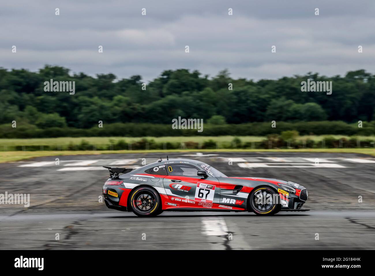 67 DE MARTIN Alberto (ESP), LOPEZ Marc (ESP), NM Racing Team, Mercedes-AMG GT4, Action beim 3. Lauf des Championnat de France FFSA GT - GT4 France 2021, vom 4. Bis 6. Juni 2021 auf dem Circuit d'Albi, Albi, Frankreich - Foto Marc de Mattia / DPPI Stockfoto