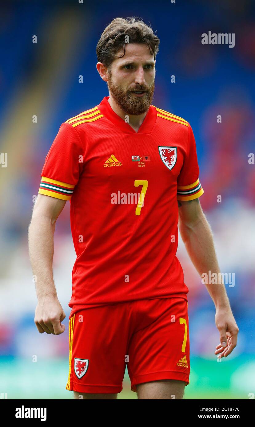 Cardiff, Wales, 5. Juni 2021. Joe Allen aus Wales während des Internationalen Fußballfreundschaftsspiel im Cardiff City Stadium, Cardiff. Bildnachweis sollte lauten: Darren Staples / Sportimage Stockfoto
