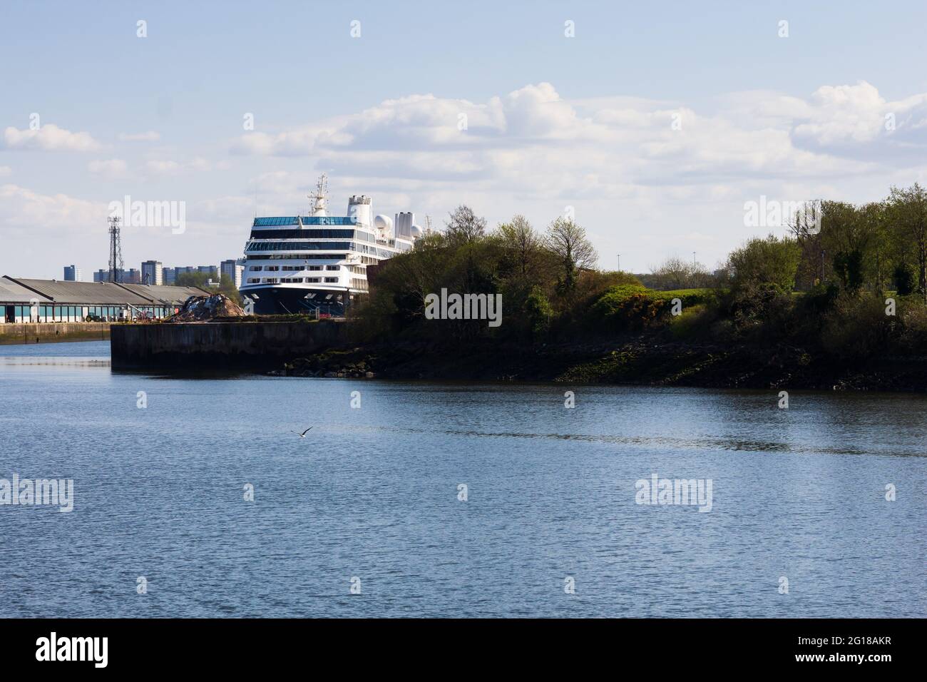 Der Fluss Clyde Stockfoto