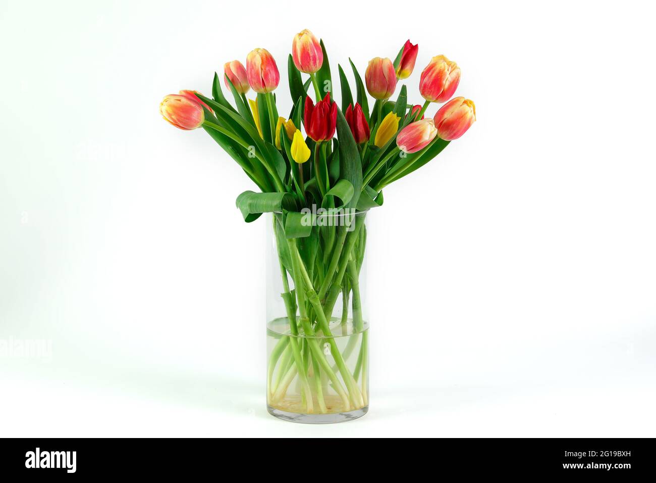 Blumenstrauß isoliert auf weißem Hintergrund. Blumenstrauß. Stockfoto