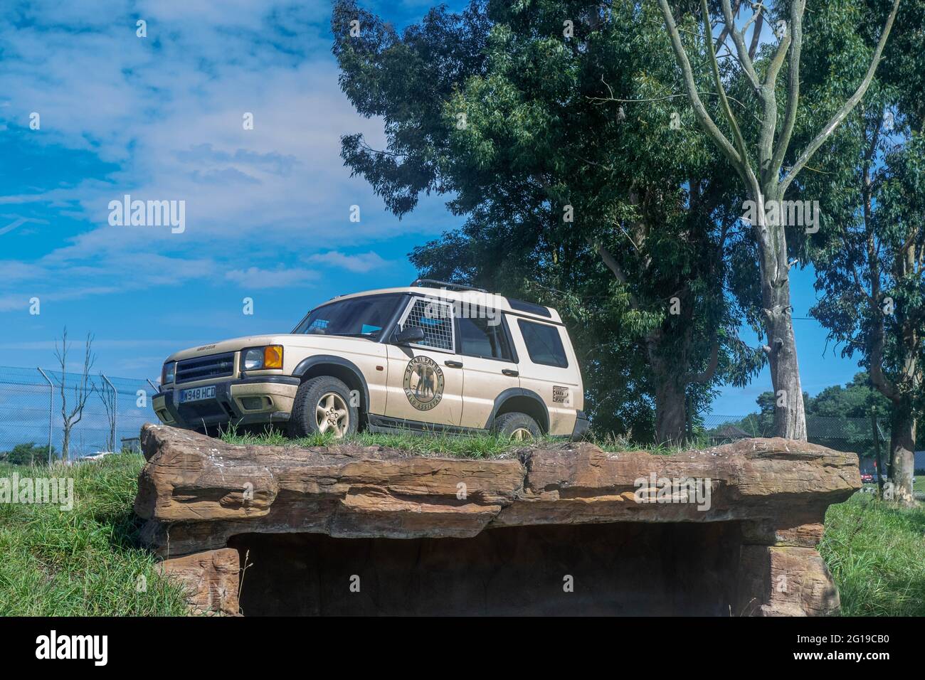 West Midlands Safari Park Theme Park Birmingham England Großbritannien Stockfoto