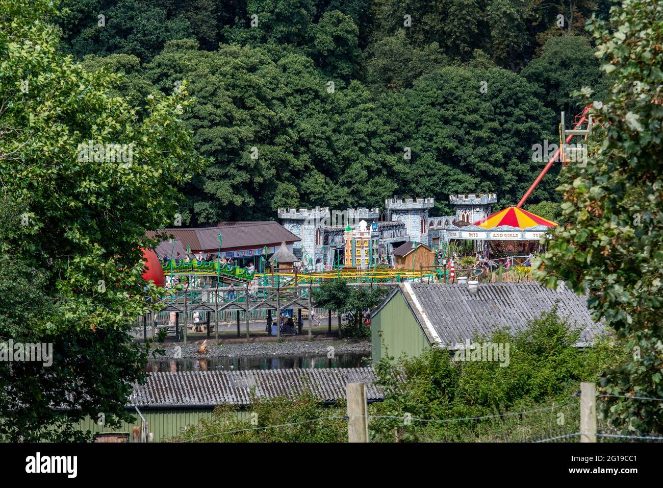 West Midlands Safari Park Theme Park Birmingham England Großbritannien Stockfoto