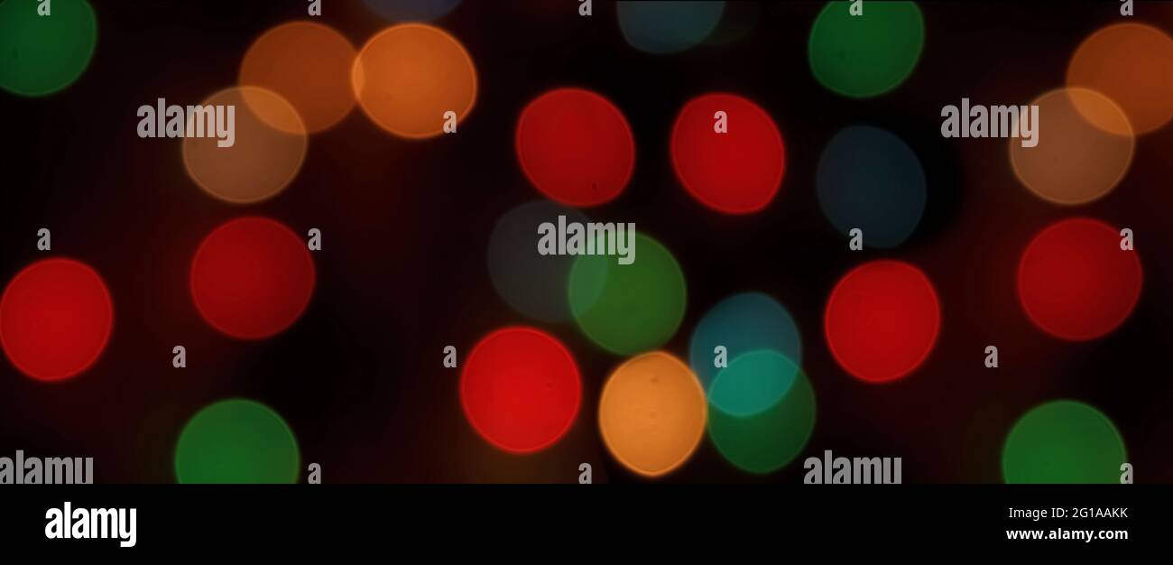 Bunte Bokeh Lichter, abstrakte kreative Bokeh Lichter Hintergrund Foto. Stockfoto