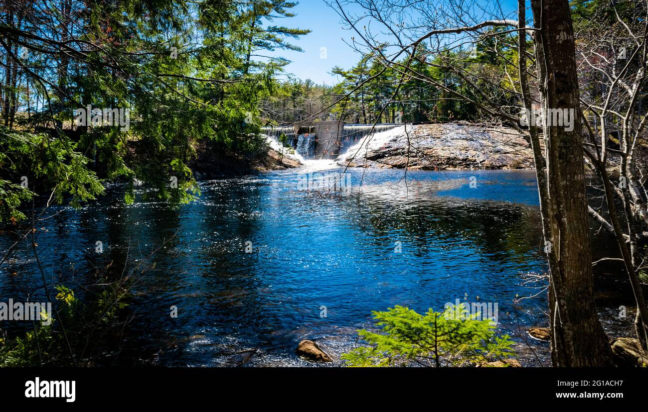 Kearney Lake Damm Stockfoto