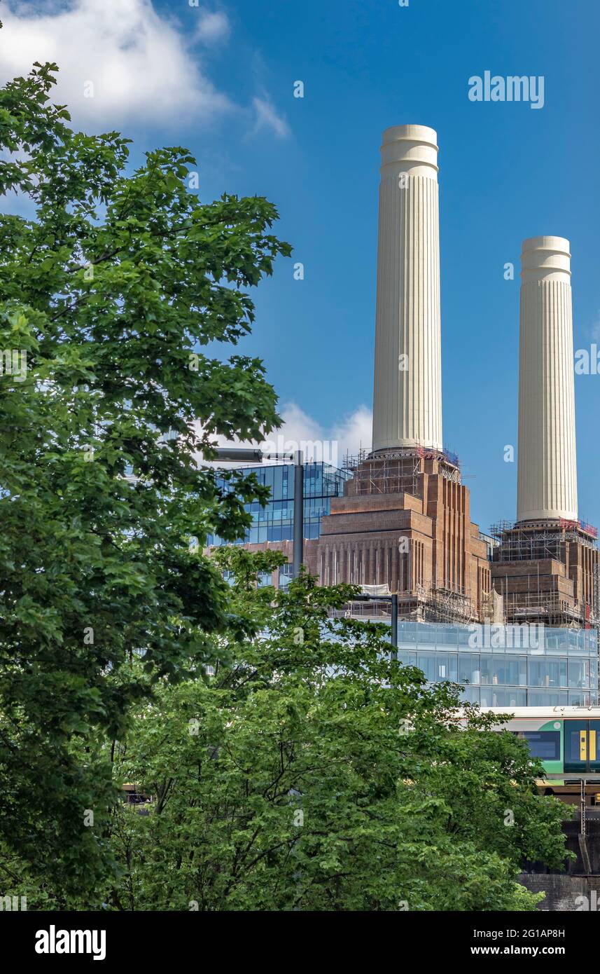 Battersea Power Station, London, Großbritannien Stockfoto