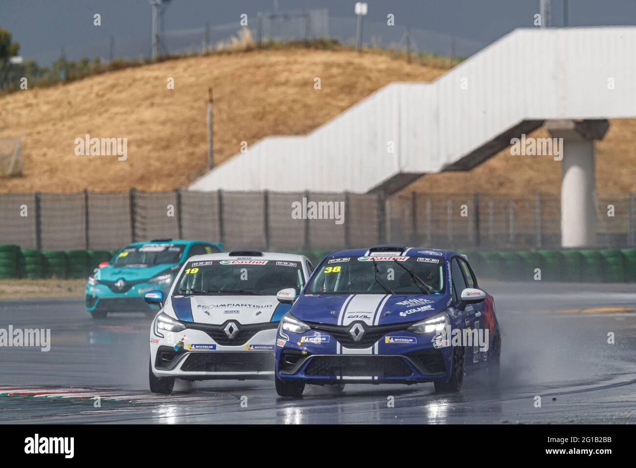 38 ALCIDI Alessio (ITA), CAAL Racing, RENAULT CLIO CUP EUROPE, Aktion während der 5. Runde des Clio Cup Europe 2021, vom 04. Bis 06. Juni 2021 auf dem Misano World Circuit Marco Simoncelli, in Misano, Italien - Foto Grégory Lenormand / DPPI Stockfoto