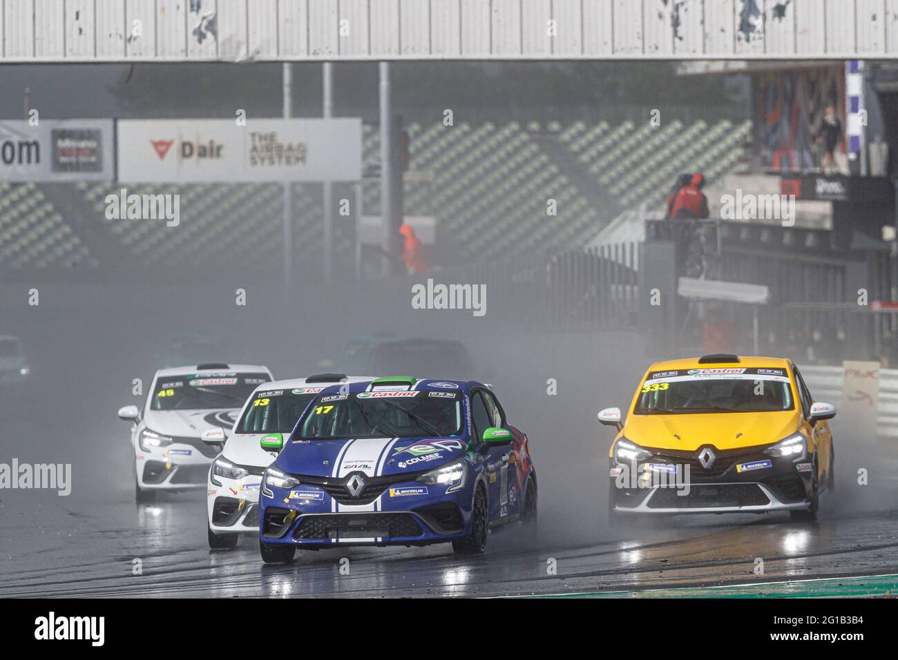 17 PASQUALI Daniele (ITA), CAAL Racing, RENAULT CLIO CUP EUROPE, Aktion während der 5. Runde des Clio Cup Europe 2021, vom 04. Bis 06. Juni 2021 auf dem Misano World Circuit Marco Simoncelli, in Misano, Italien - Foto Grégory Lenormand / DPPI Stockfoto