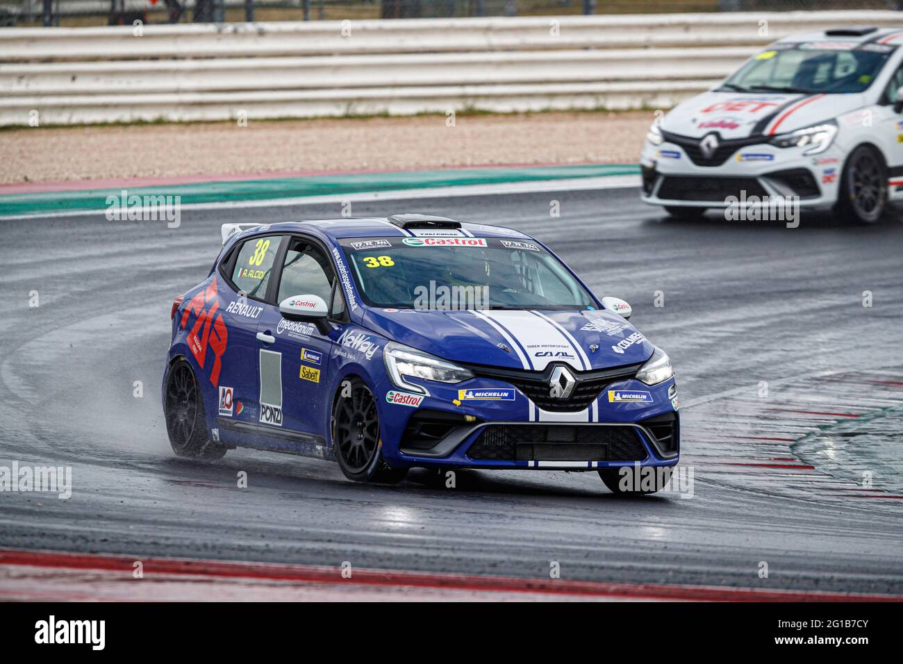 38 ALCIDI Alessio (ITA), CAAL Racing, RENAULT CLIO CUP EUROPE, Aktion während der 5. Runde des Clio Cup Europe 2021, vom 04. Bis 06. Juni 2021 auf dem Misano World Circuit Marco Simoncelli, in Misano, Italien - Foto Grégory Lenormand / DPPI Stockfoto