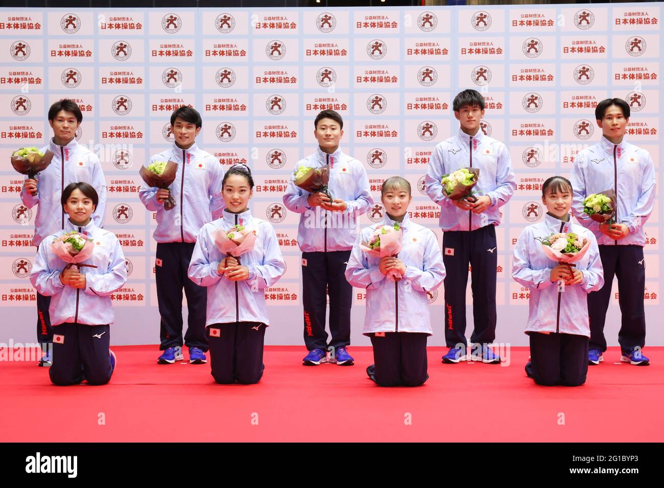 Takasaki Arena Gunma Japan Juni 21 B L Bis R Kohei Uchimura Wataru Tanigawa Takeru Kitazono Daiki Hashimoto Kazuma Kaya F L Bis R Mai Murakami Hitomi Hatakeda Yuna Hiraiwa Aiko Sugihara