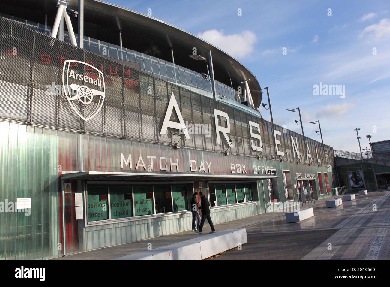 Das Emirates Stadium in Highbury, England Stockfoto