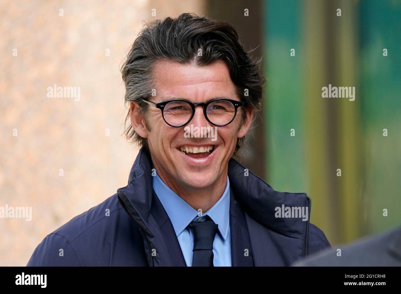 Joey Barton kommt am Sheffield Crown Court an, wo er angeklagt wird, dem damaligen Barnsley-Manager Daniel Stendel im April 2019 tatsächliche Körperschäden zugefügt zu haben. Bilddatum: Montag, 7. Juni 2021. Stockfoto