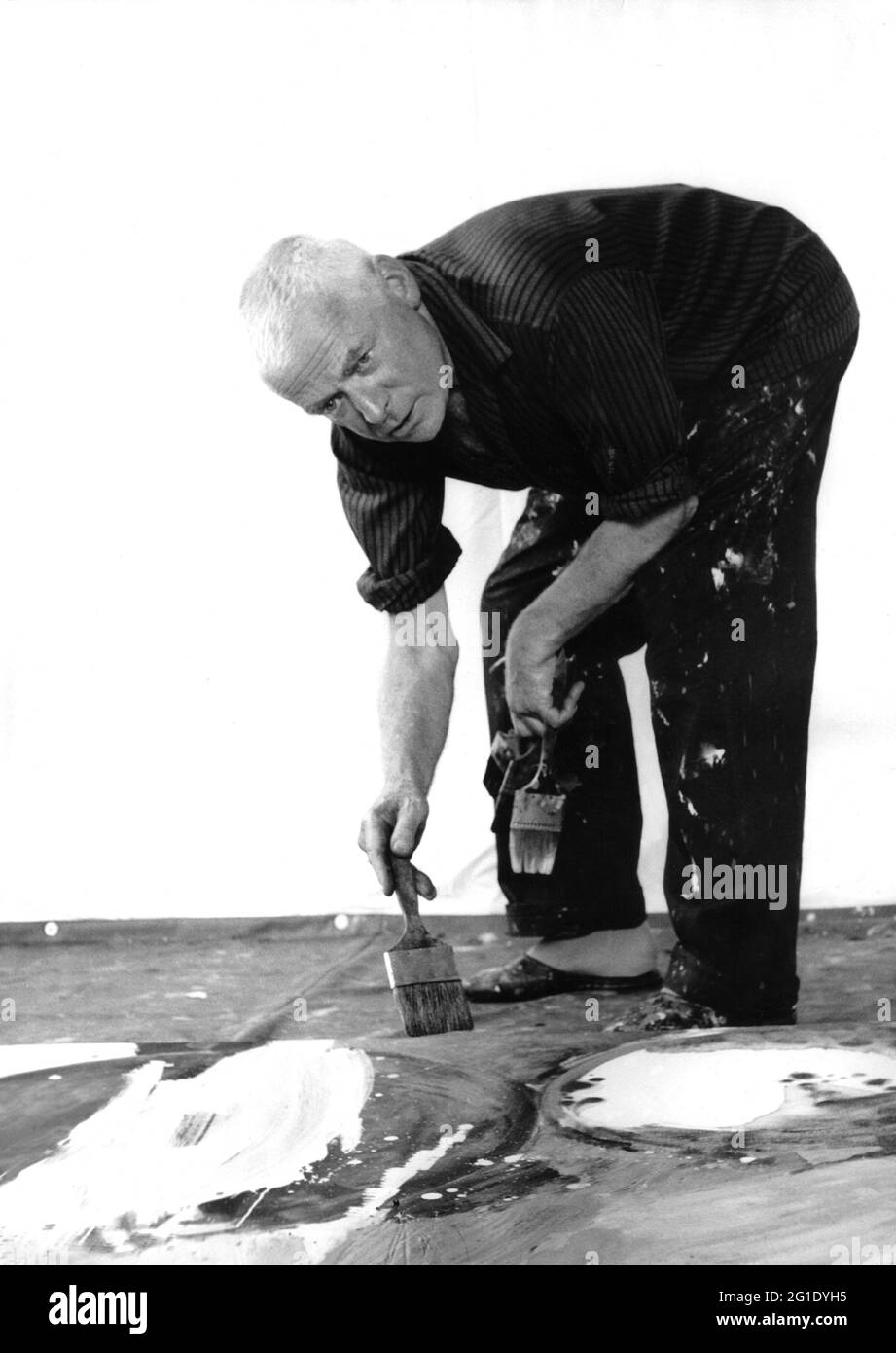 Nay, Ernst Wilhelm, 11.6.1902 - 8.4.1968, deutscher Künstler / Maler, Arbeit, 1960er Jahre, ZUSÄTZLICHE-RIGHTS-CLEARANCE-INFO-NOT-AVAILABLE Stockfoto