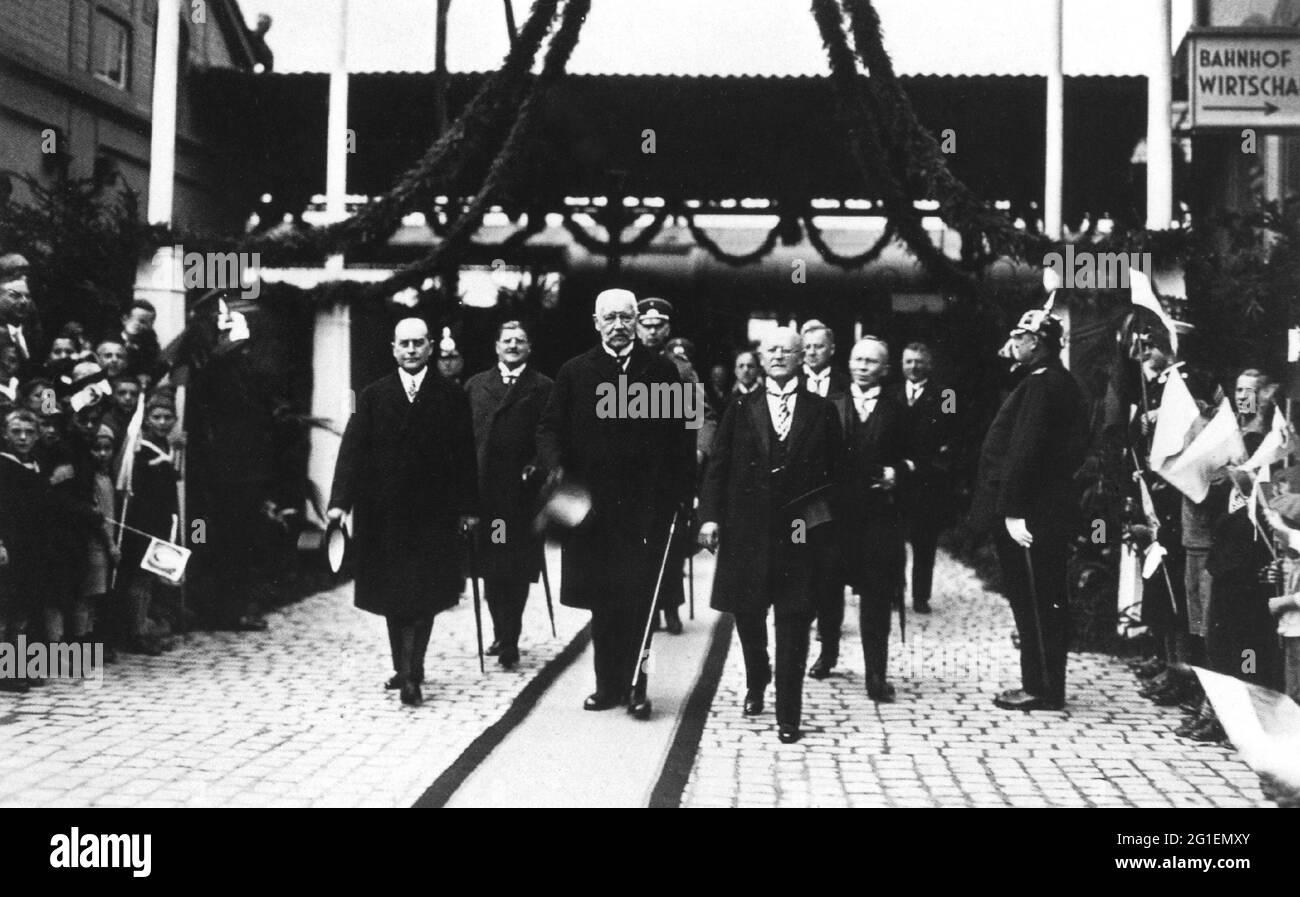 Hindenburg und Beneckendorff, Paul von, 2.10.1847 - 2.8.1934, deutscher General und Politiker, ZUSÄTZLICHE-RIGHTS-CLEARANCE-INFO-NOT-AVAILABLE Stockfoto