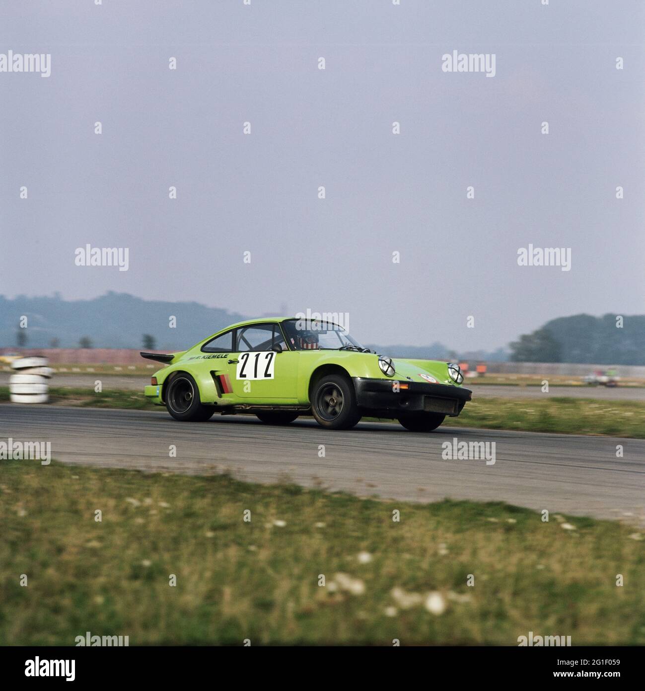 Sport, Auto, Porsche Carrera on Circuit, 70er Jahre, ZUSÄTZLICHE-RECHTE-FREIGABE-INFO-NICHT-VERFÜGBAR Stockfoto
