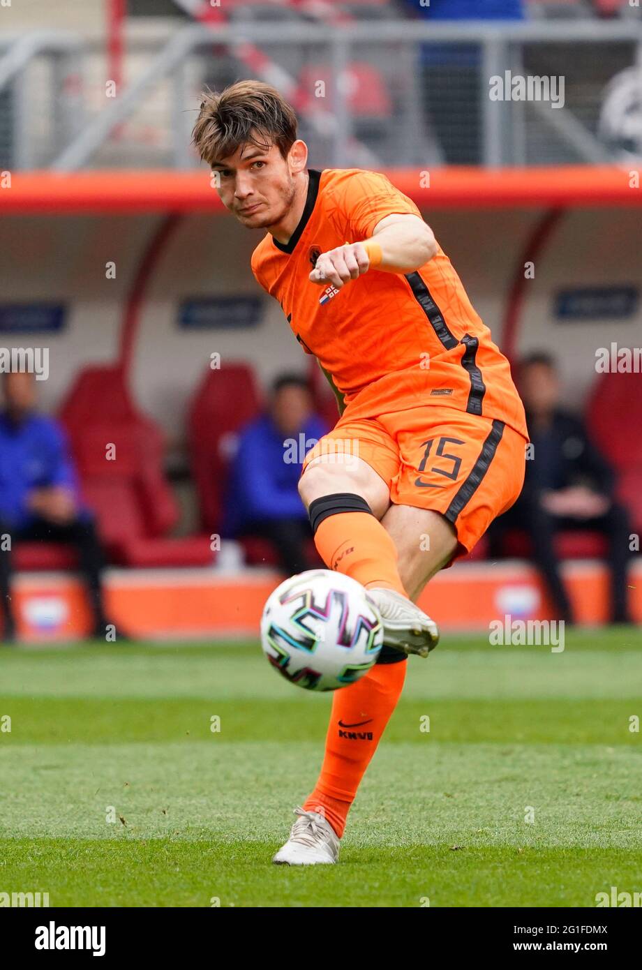 Marten de Roon beim Freundschaftsspiel Niederlande gegen Georgien am 6. Juni 2021 im FC Twente Stadion in Enschede, Niederlande Foto von SCS/Soenar Chamid/AFLO (HOLLAND OUT) Stockfoto