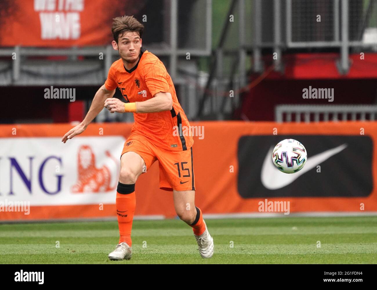 Marten de Roon beim Freundschaftsspiel Niederlande gegen Georgien am 6. Juni 2021 im FC Twente Stadion in Enschede, Niederlande Foto von SCS/Soenar Chamid/AFLO (HOLLAND OUT) Stockfoto