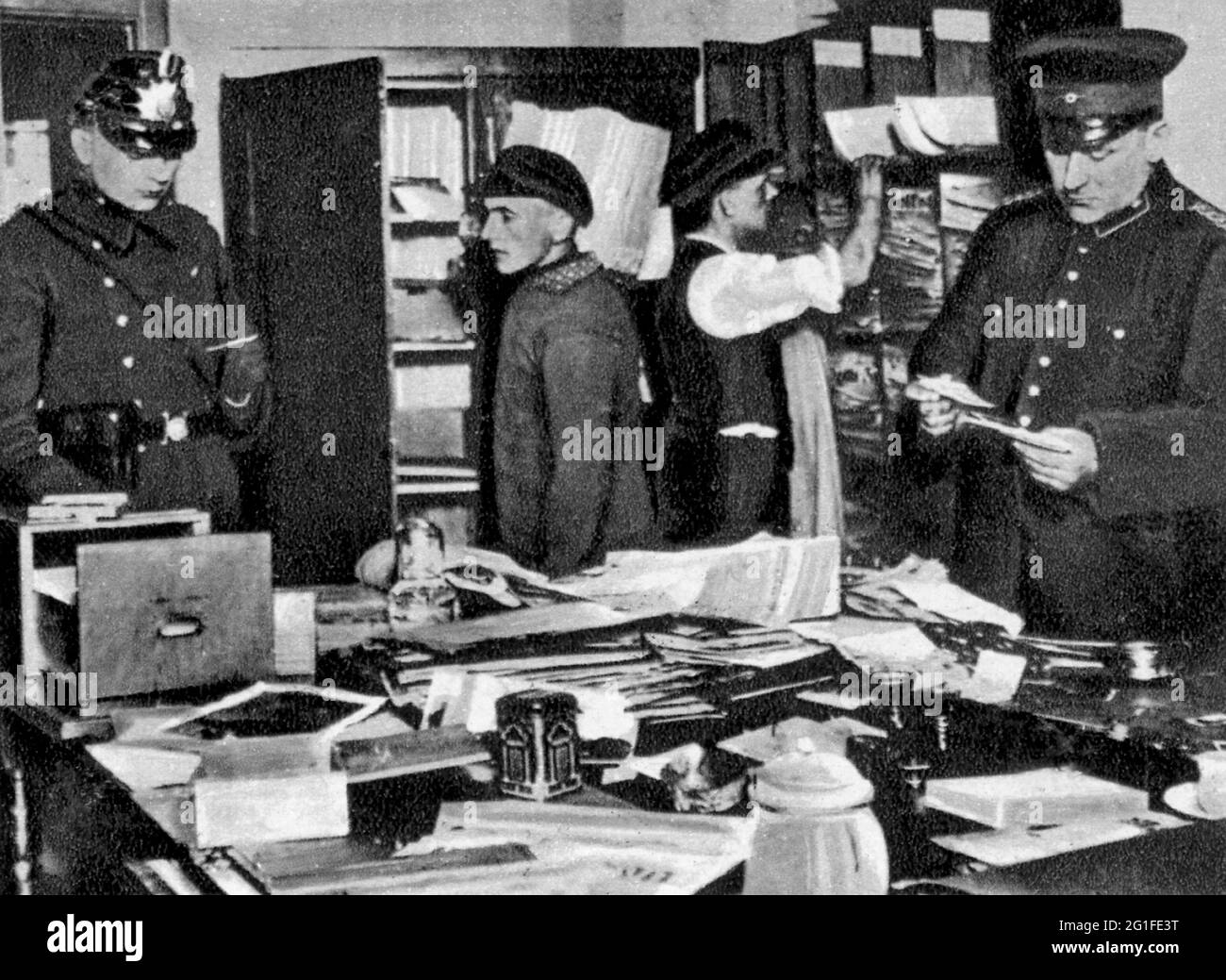 Nationalsozialismus / Nationalsozialismus, Politik, Verfolgung von Kommunisten, NUR REDAKTIONELLE VERWENDUNG Stockfoto