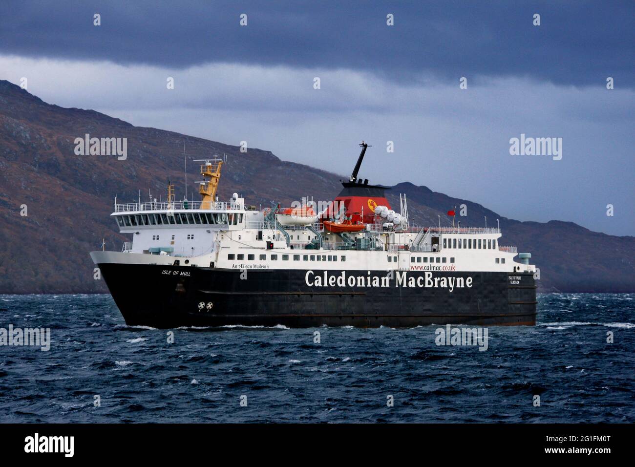 Fähre, Caledonian MacBrayne, Hebridean Ferry, Ferry Oban-Craignure, Isle of Mull, Craignure, Mull, Innere Hebriden, Hebriden, Highlands, Highland Stockfoto